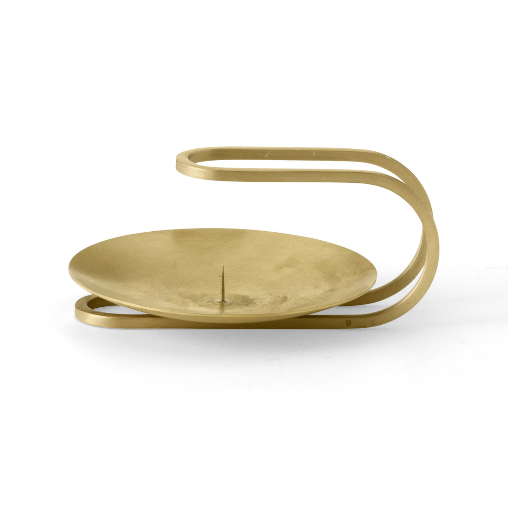 CLIP brass candlestick