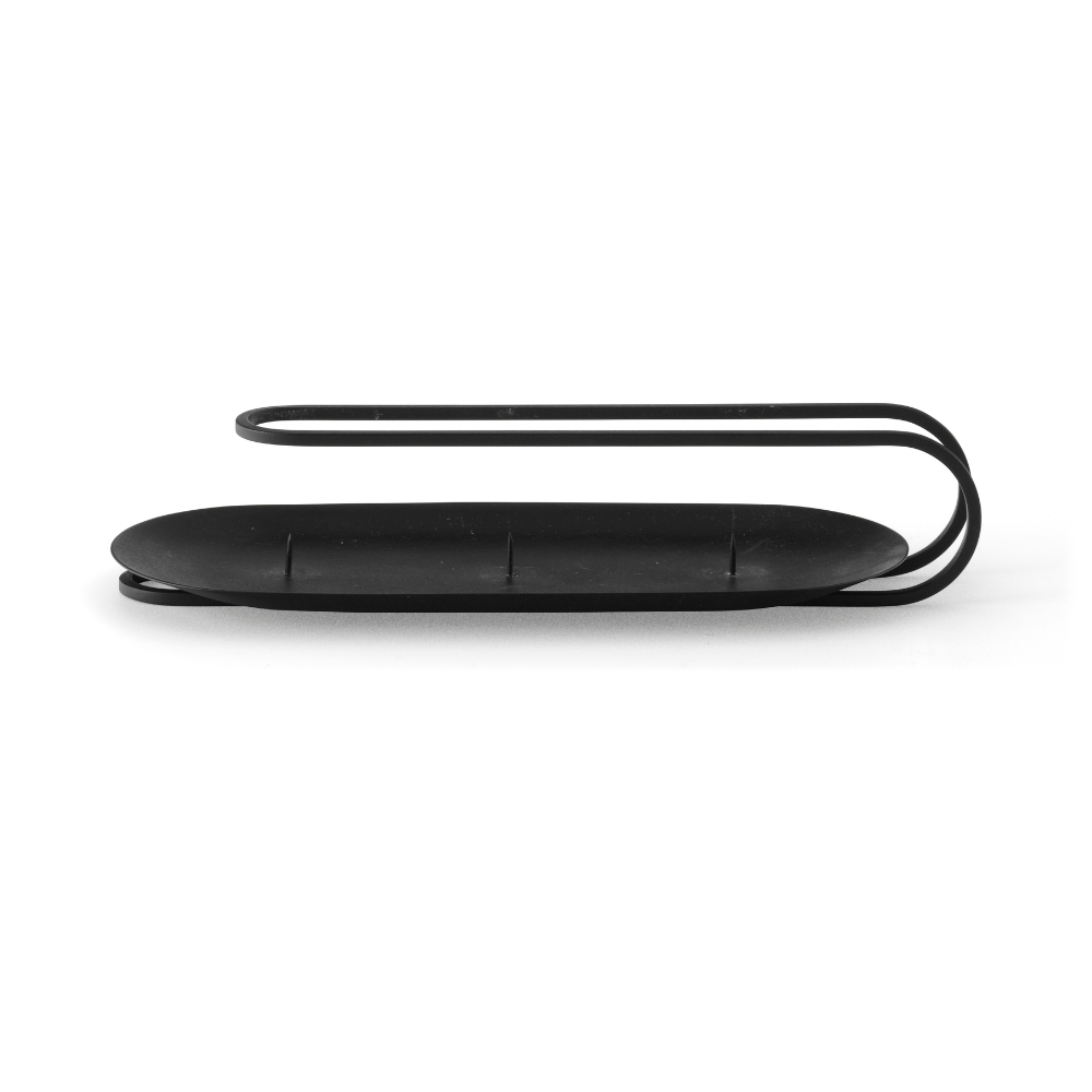 CLIP black candle holder