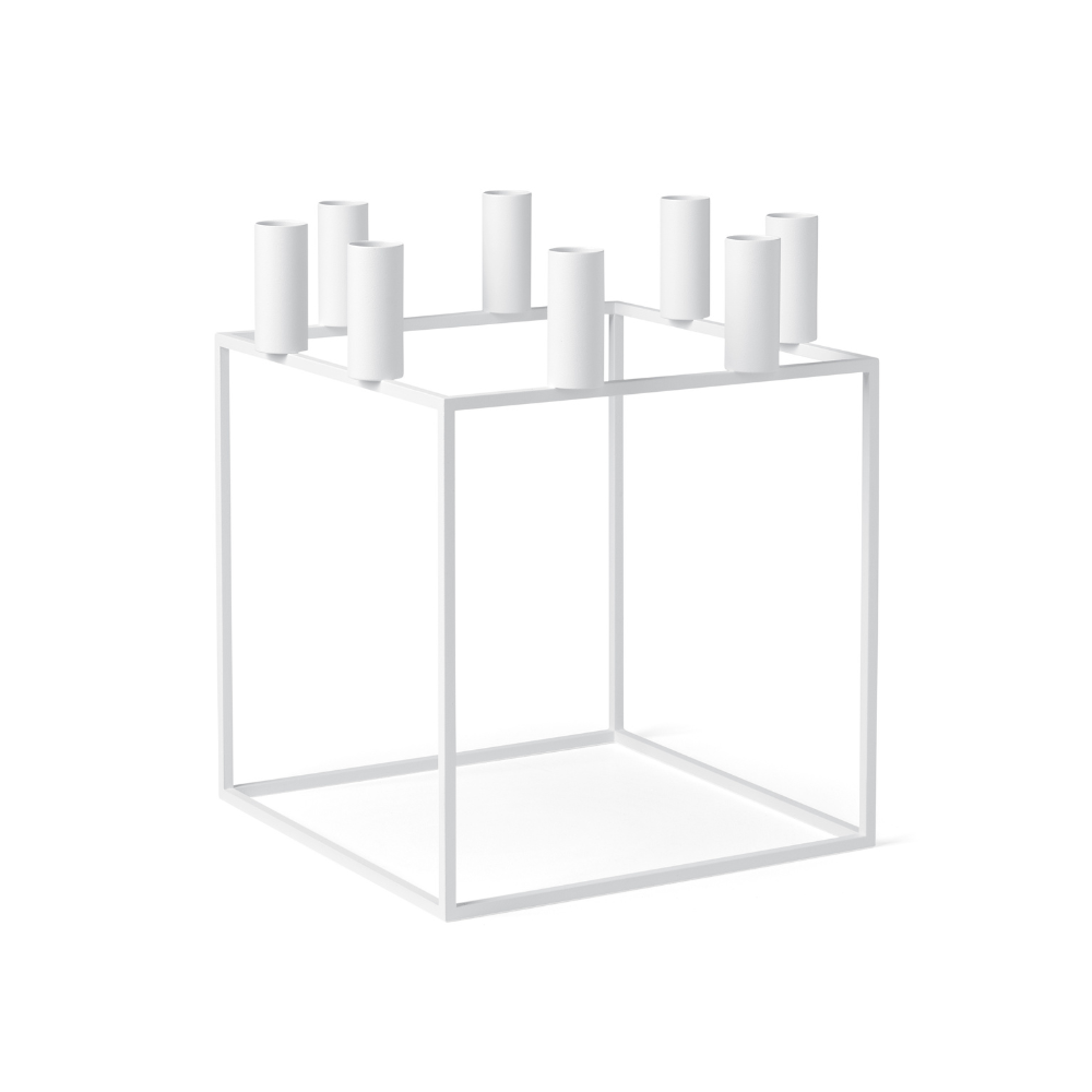 KUBUS White Candle Holder