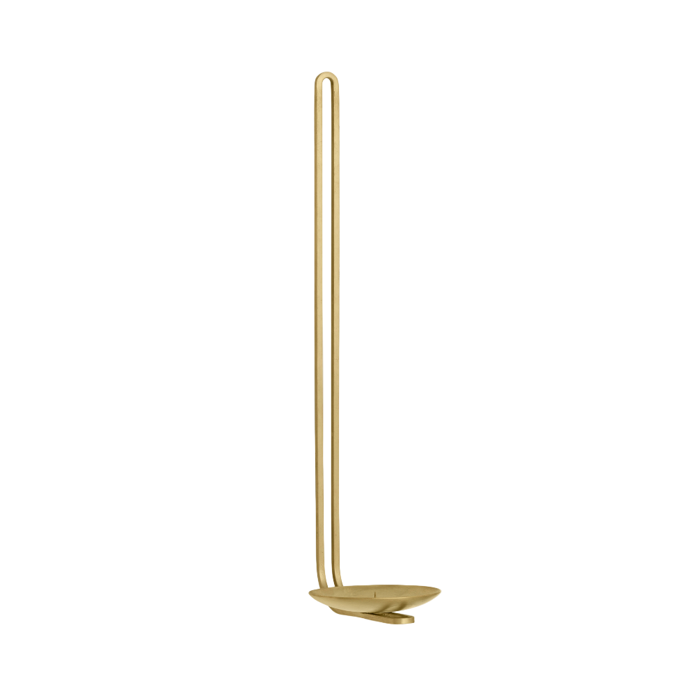 CLIP brass wall candle holder