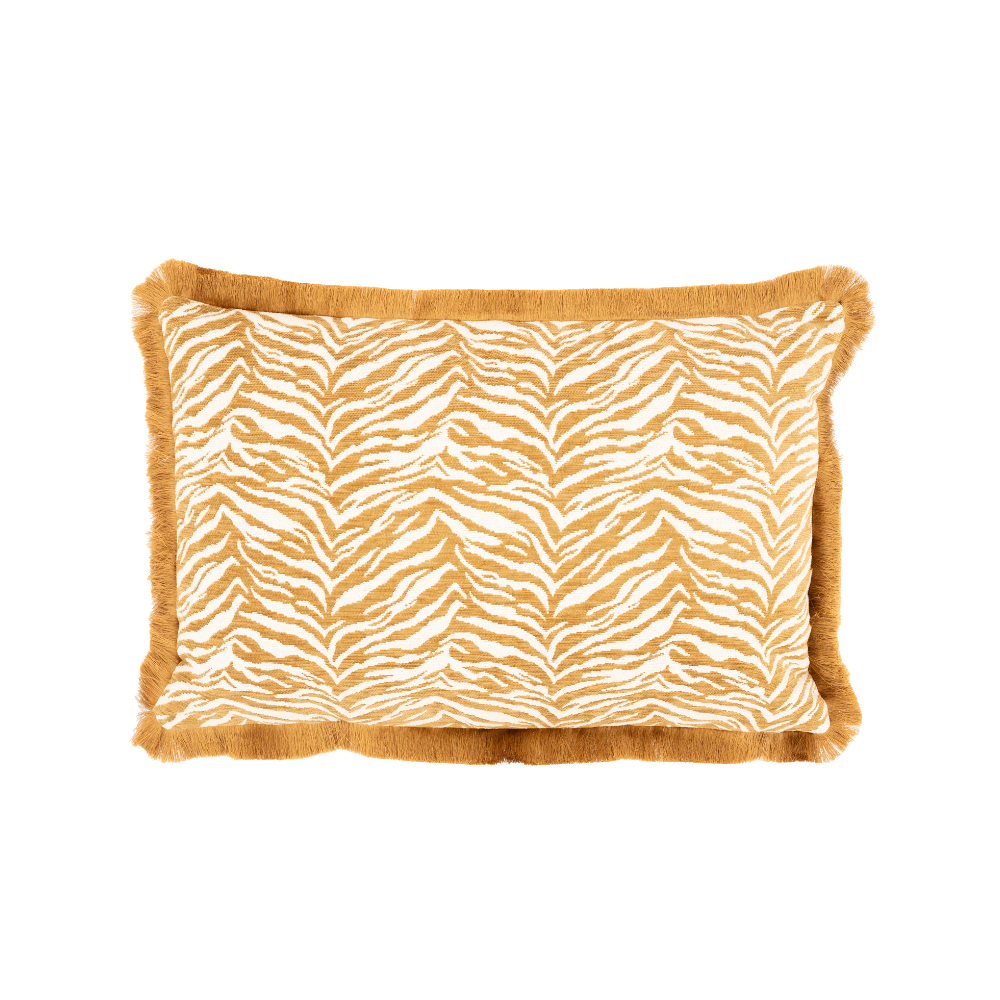TIGRA kussen mosterdkleurig