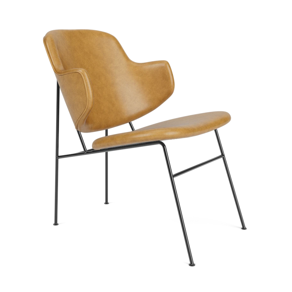 PENGUIN Armchair in Cognac Leather