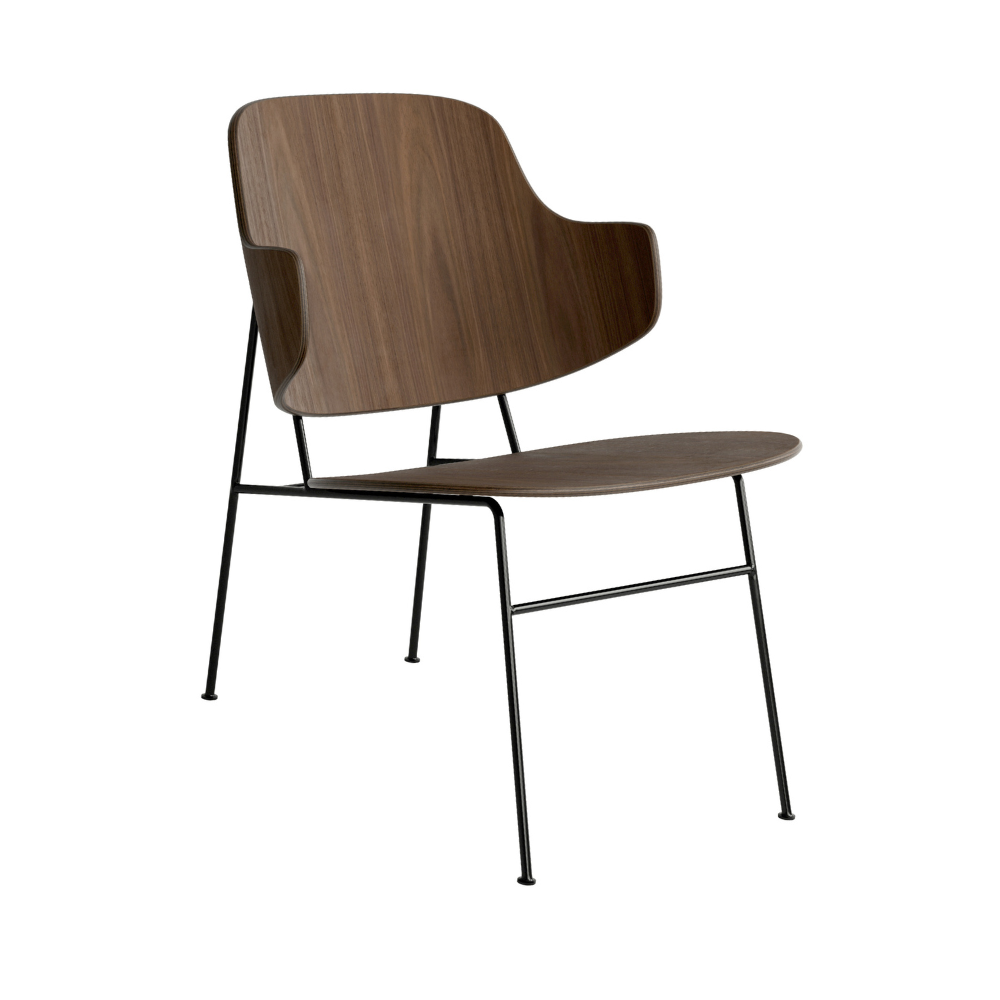 Sessel PENGUIN furnier nussbaum