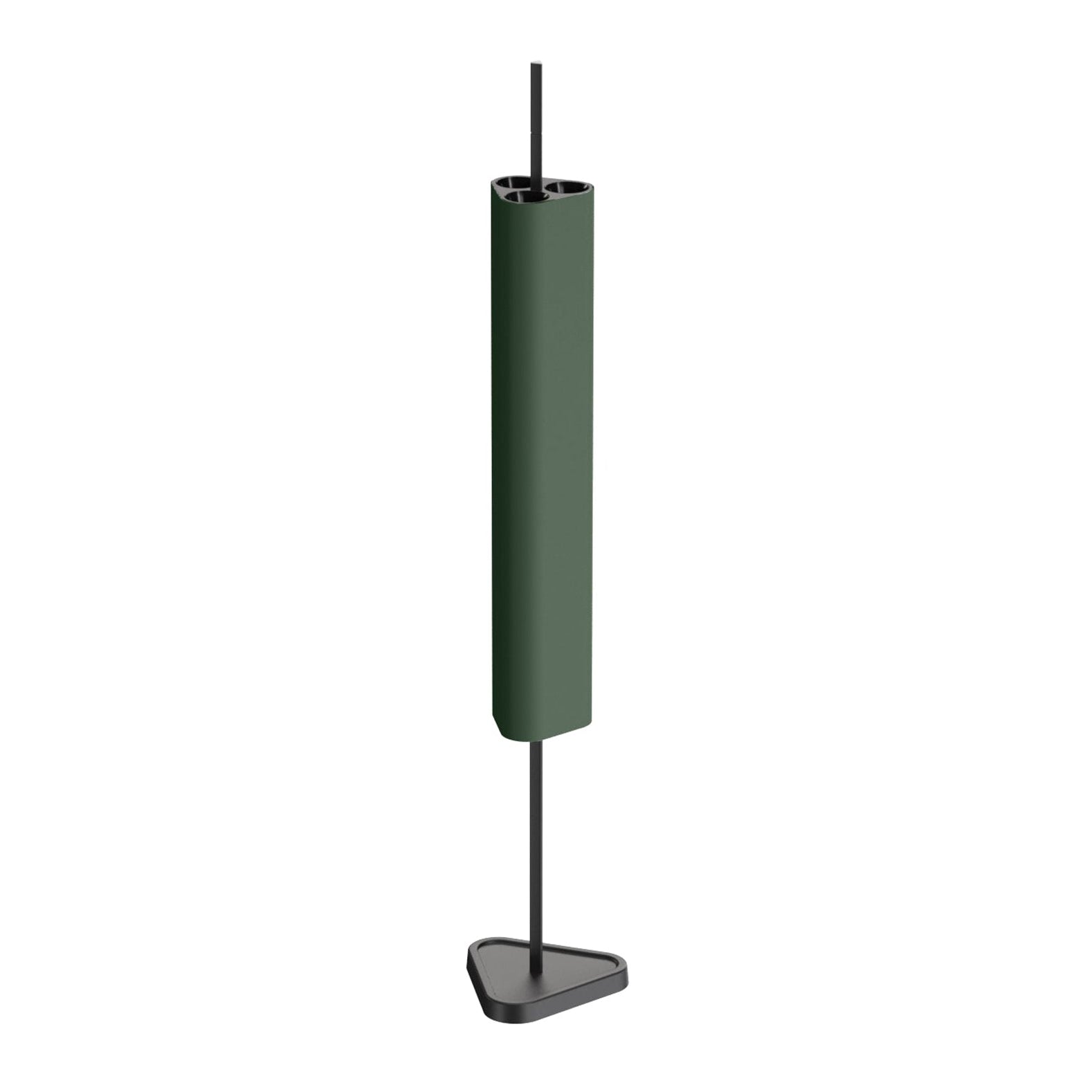 EMI dark green table lamp with black base