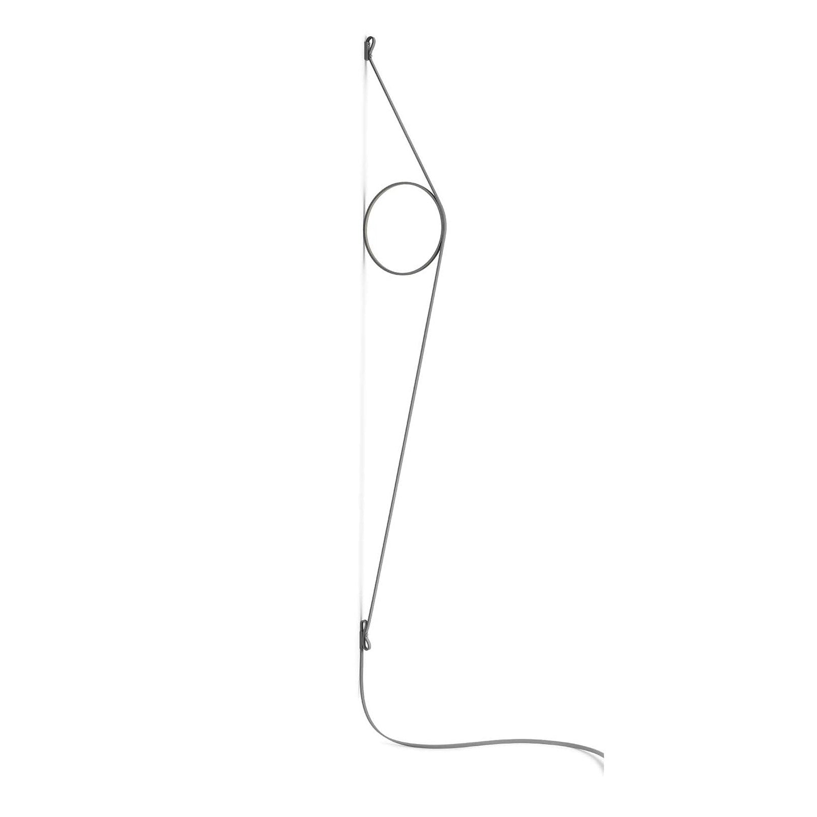 Wandlampe WIRERING grau