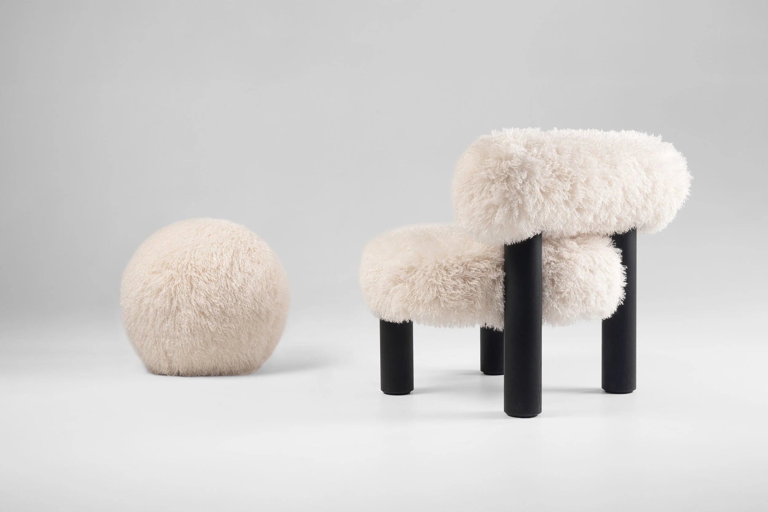Fauteuil GROPIUS CS2 - FLUFFY EDITIE kunstbont