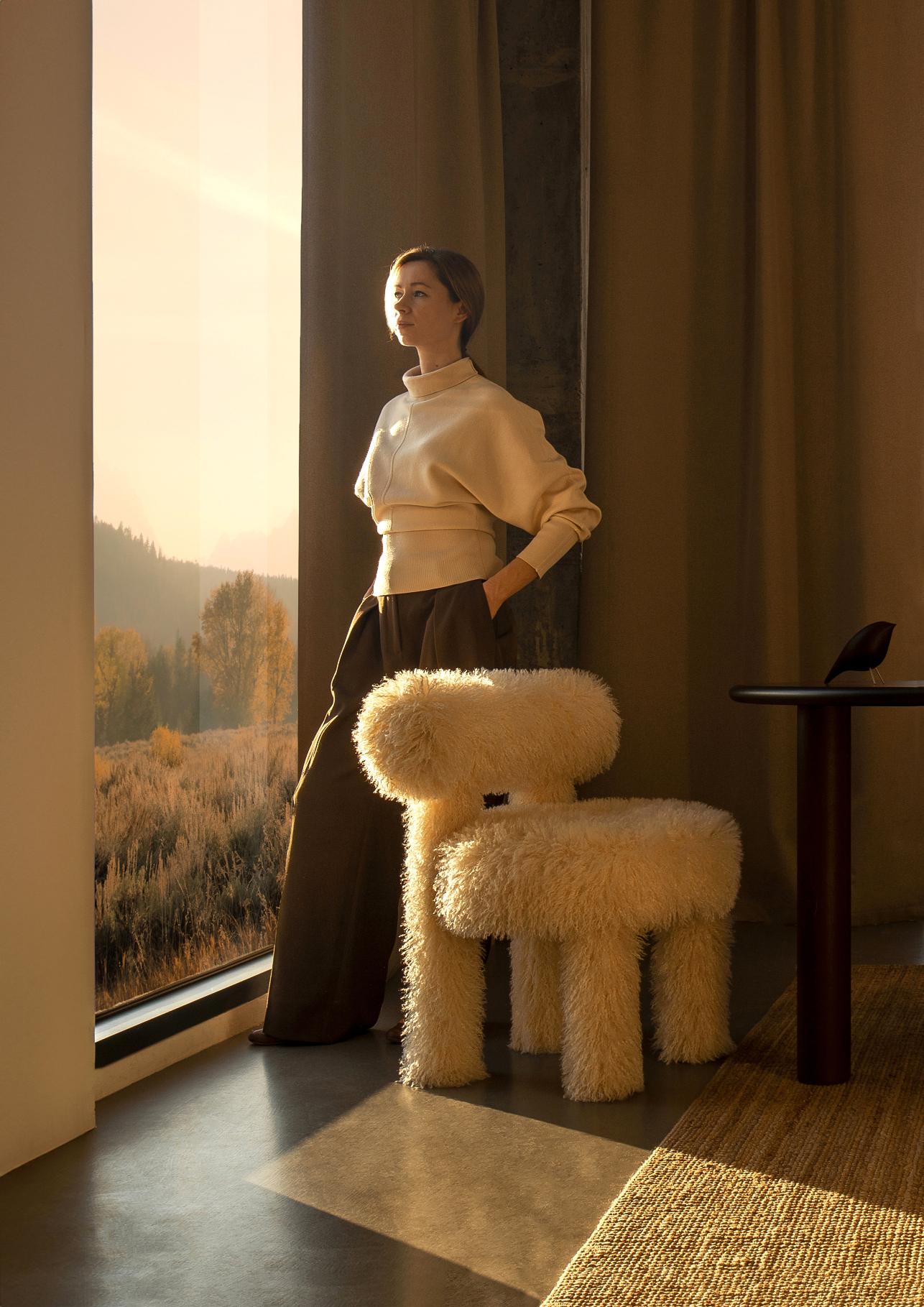 Stoel GROPIUS CS1 - FLUFFY EDITIE kunstbont