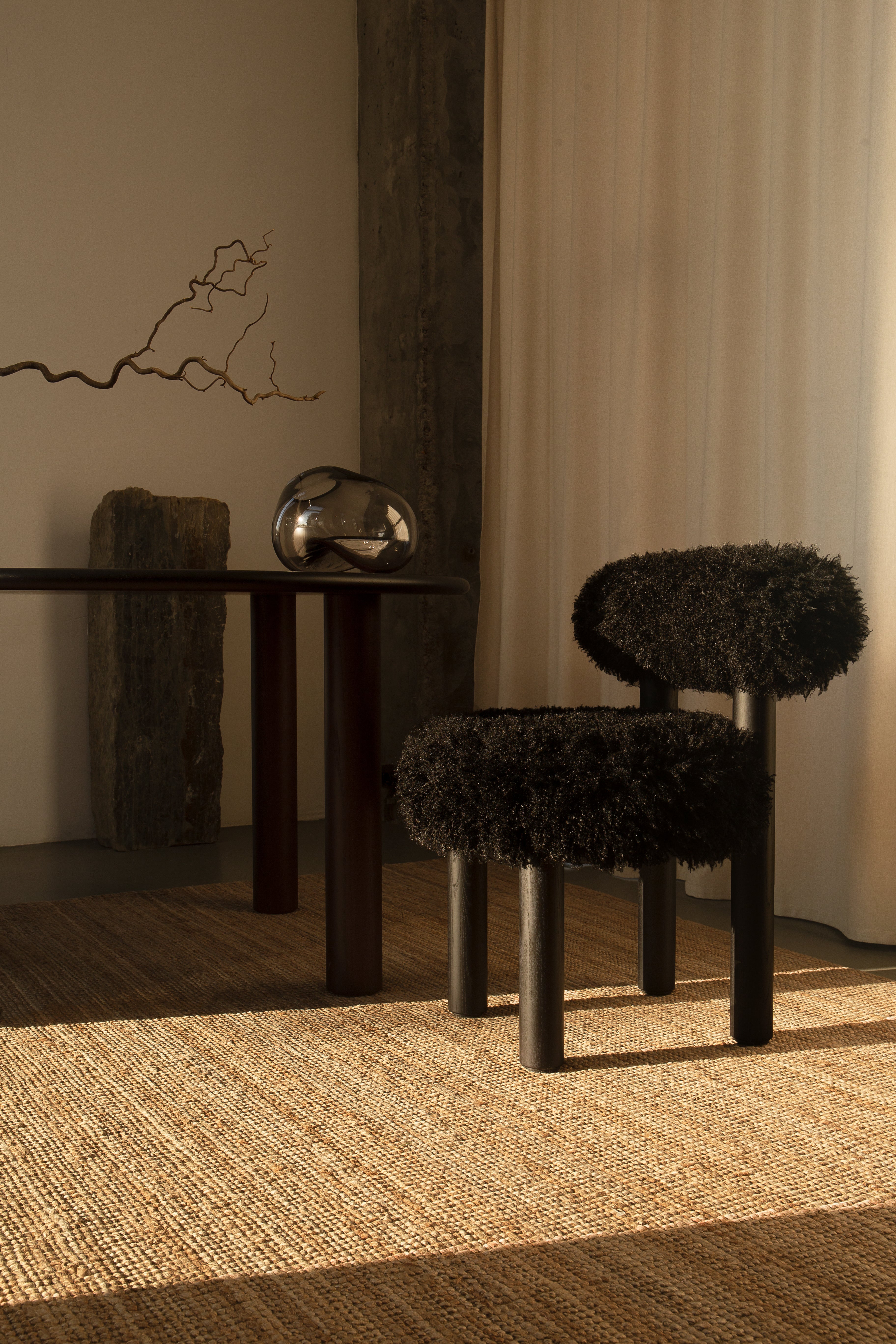 Stuhl GROPIUS CS2 - FLUFFY EDITION Kunstfell