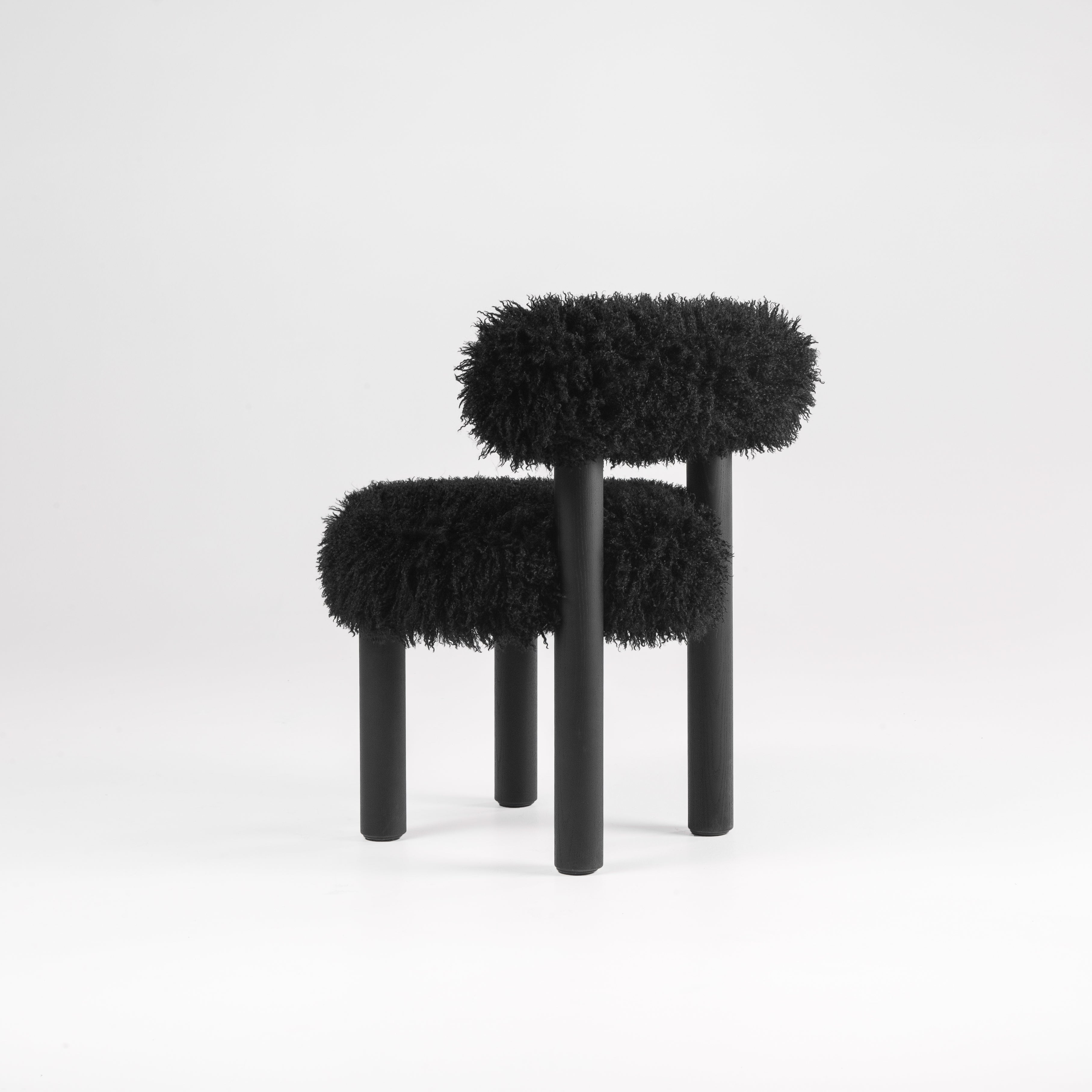 Stuhl GROPIUS CS2 - FLUFFY EDITION Kunstfell