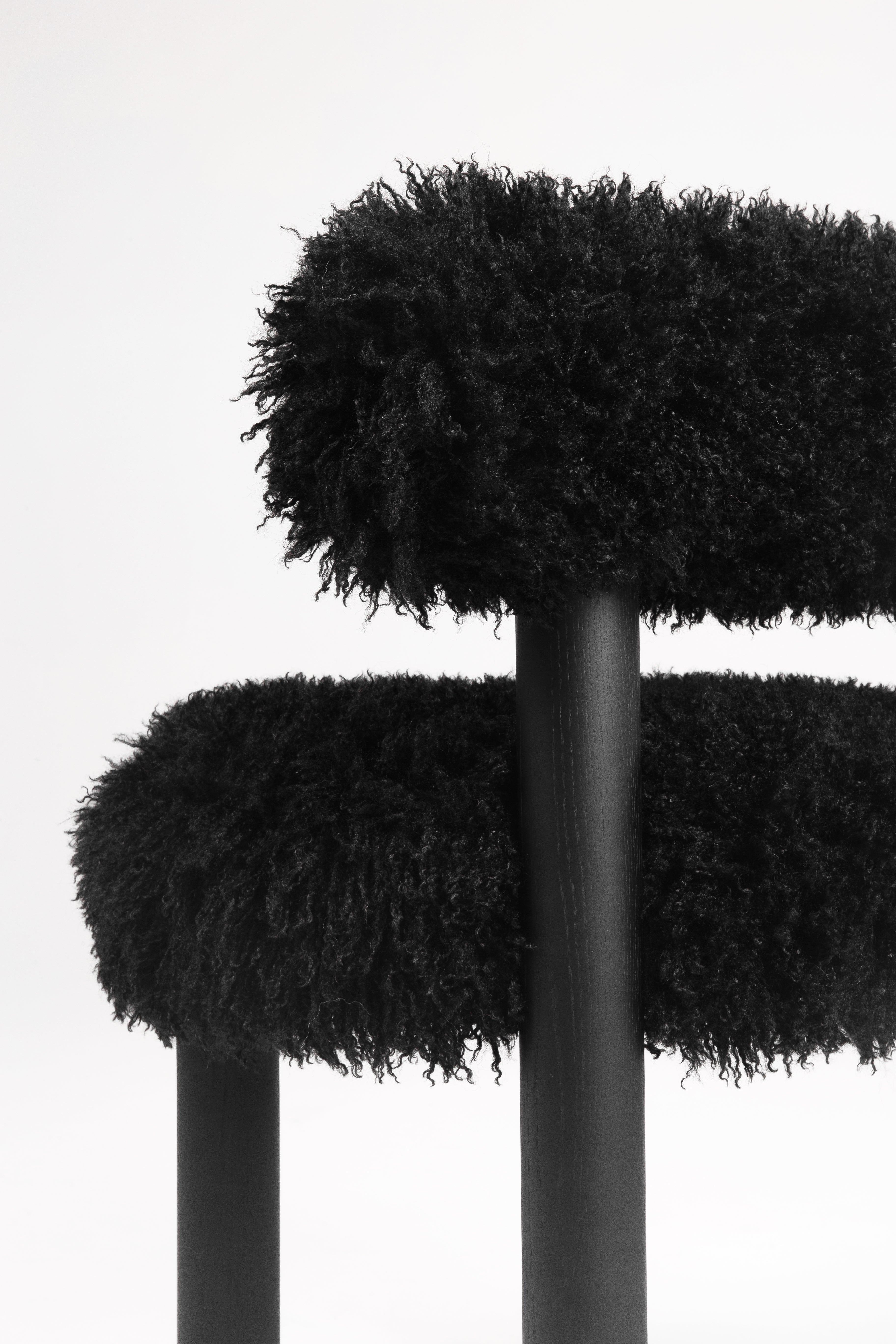 Stuhl GROPIUS CS2 - FLUFFY EDITION Kunstfell