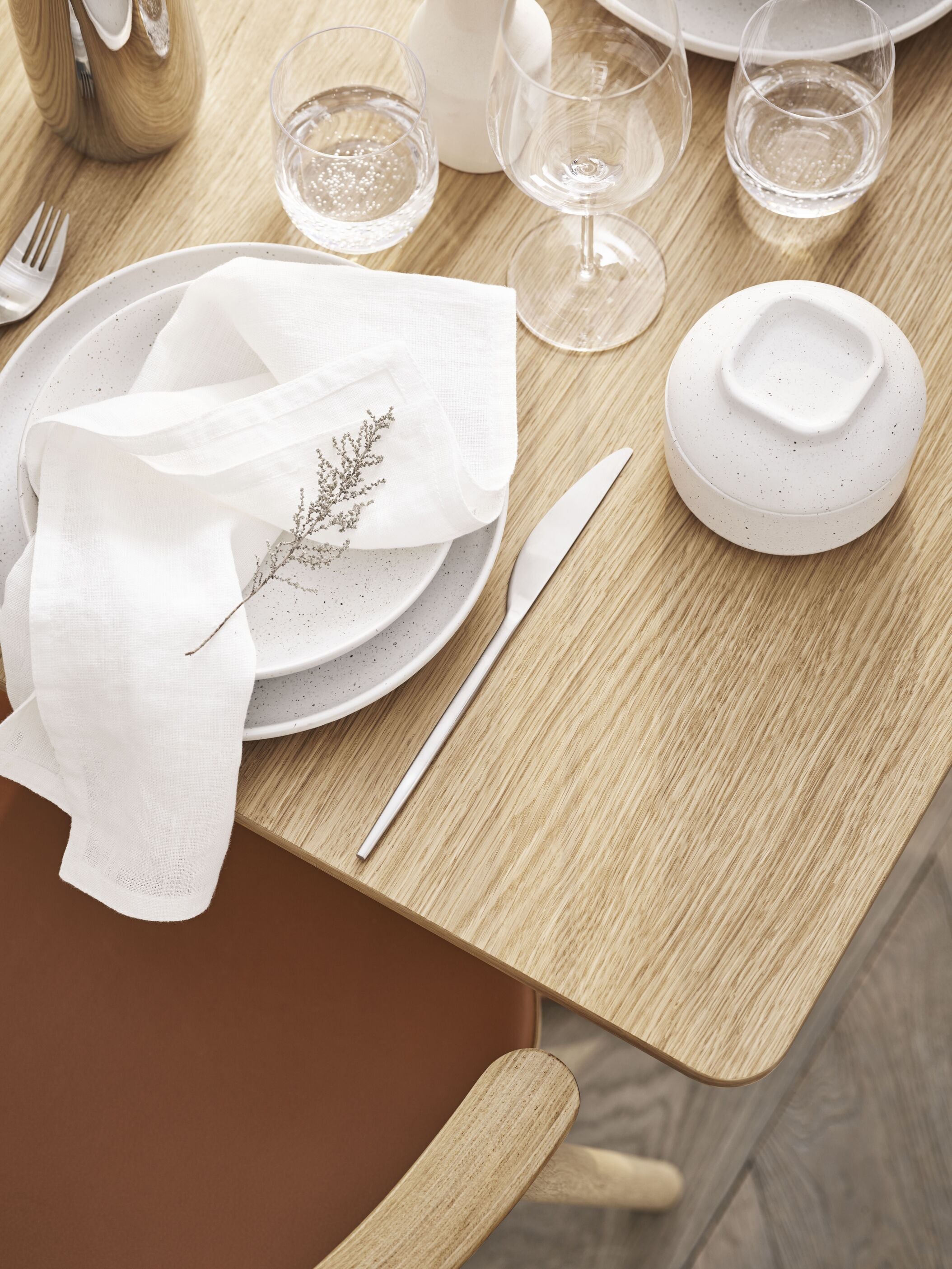 Tafel TURNED eikenfineer