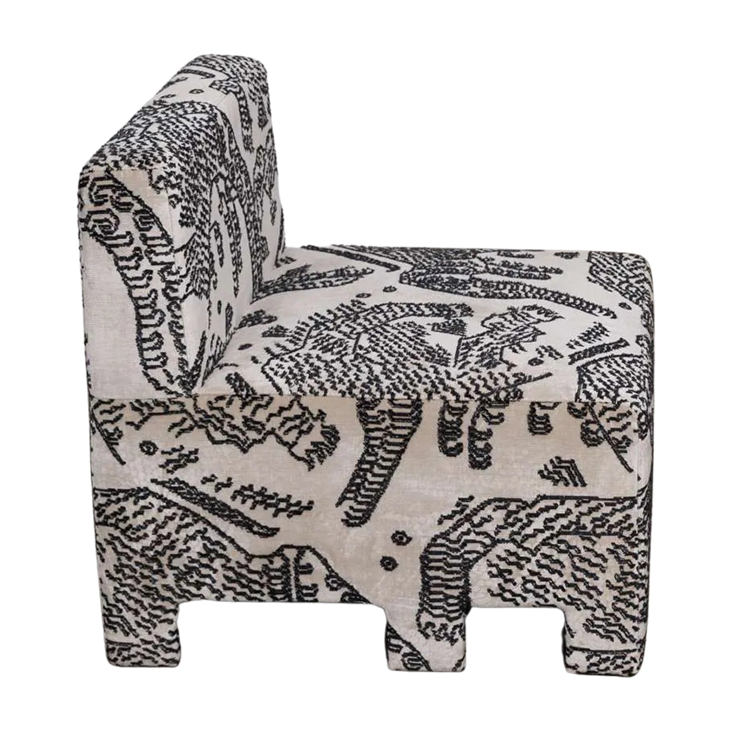 Gestoffeerde fauteuil DENTE