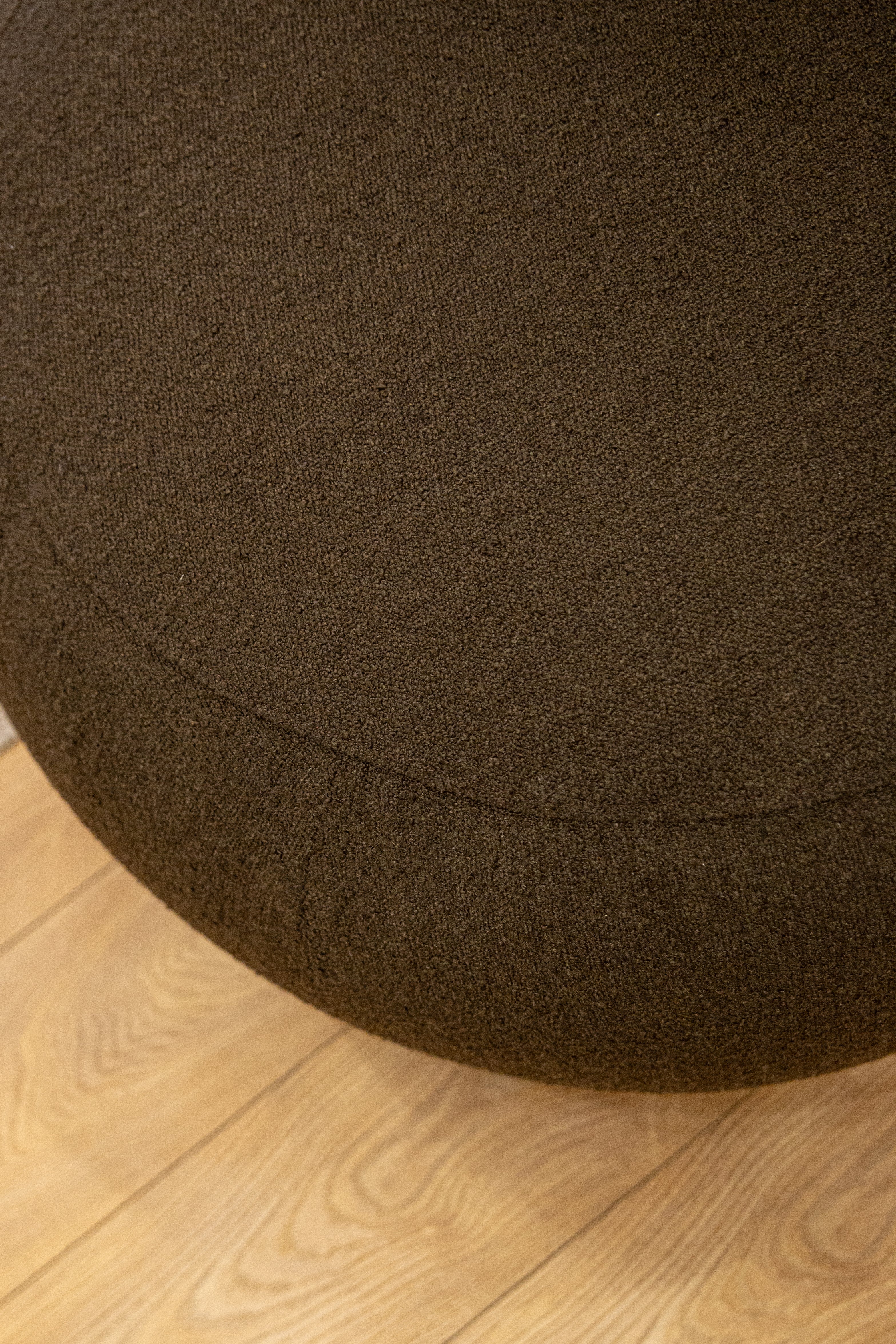 MILO Chocolate Boucle Swivel Armchair