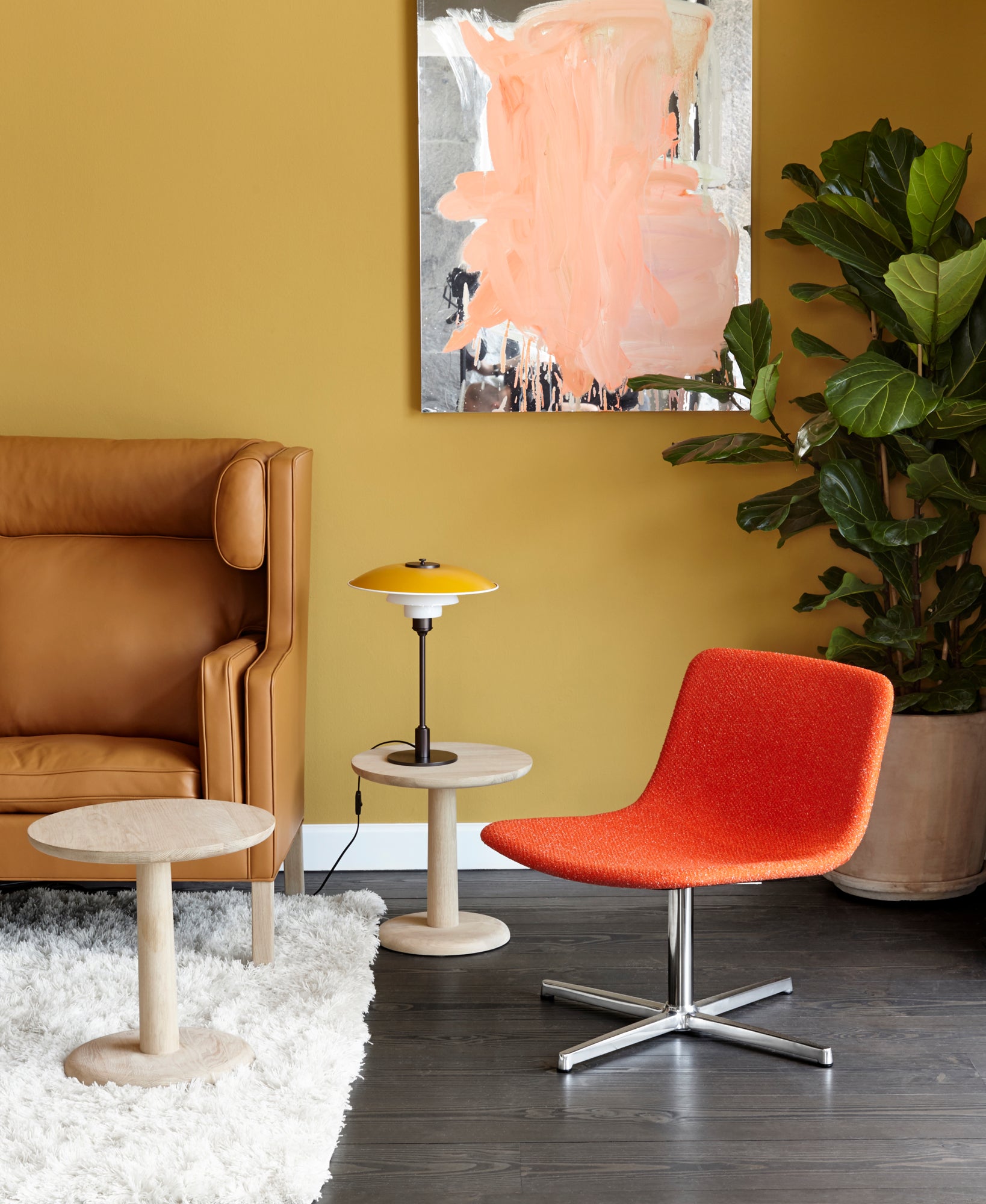 Tafellamp PH 3½-2½ geel