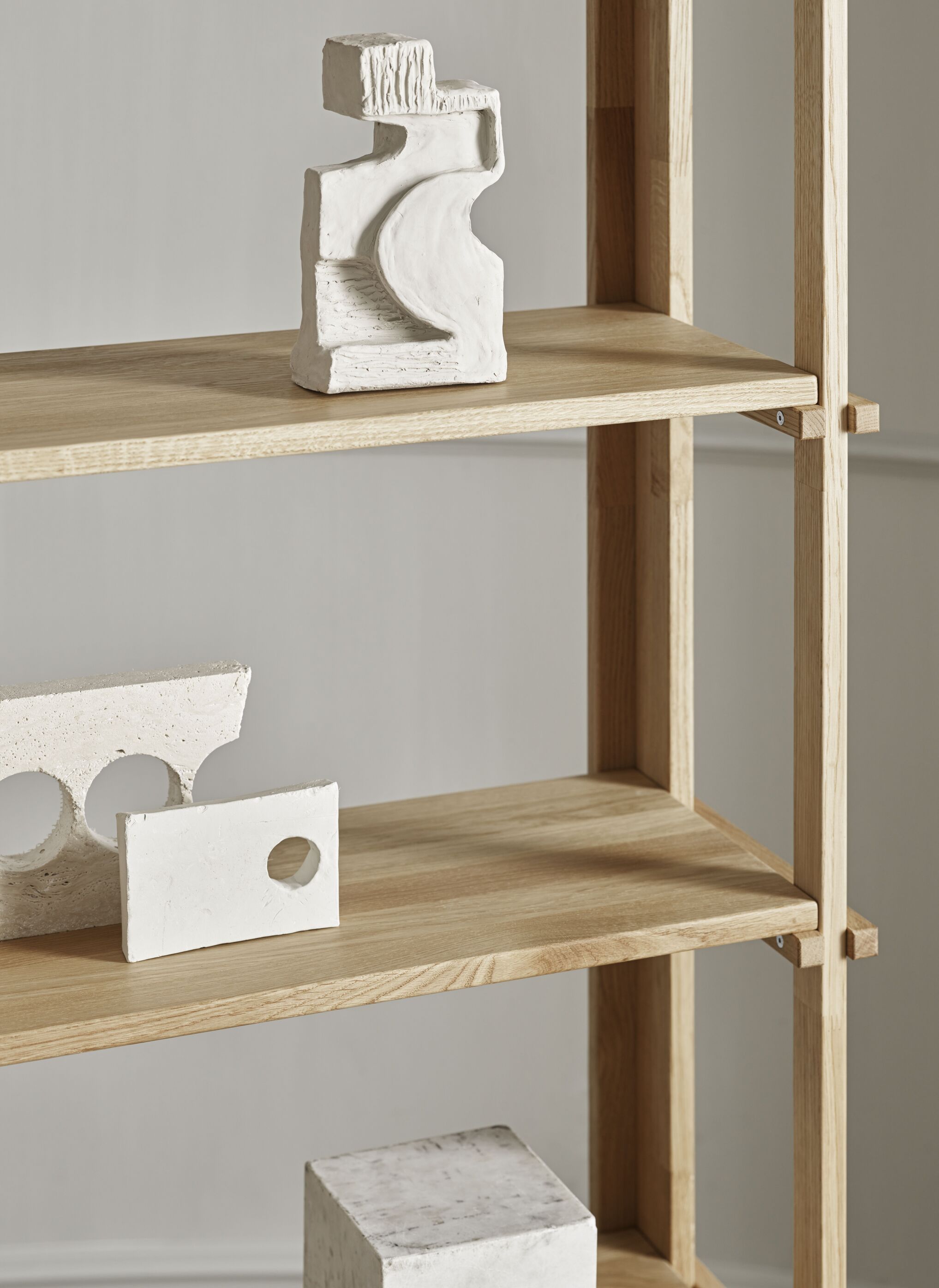 Regał FRIEDMAN drewno dębowe