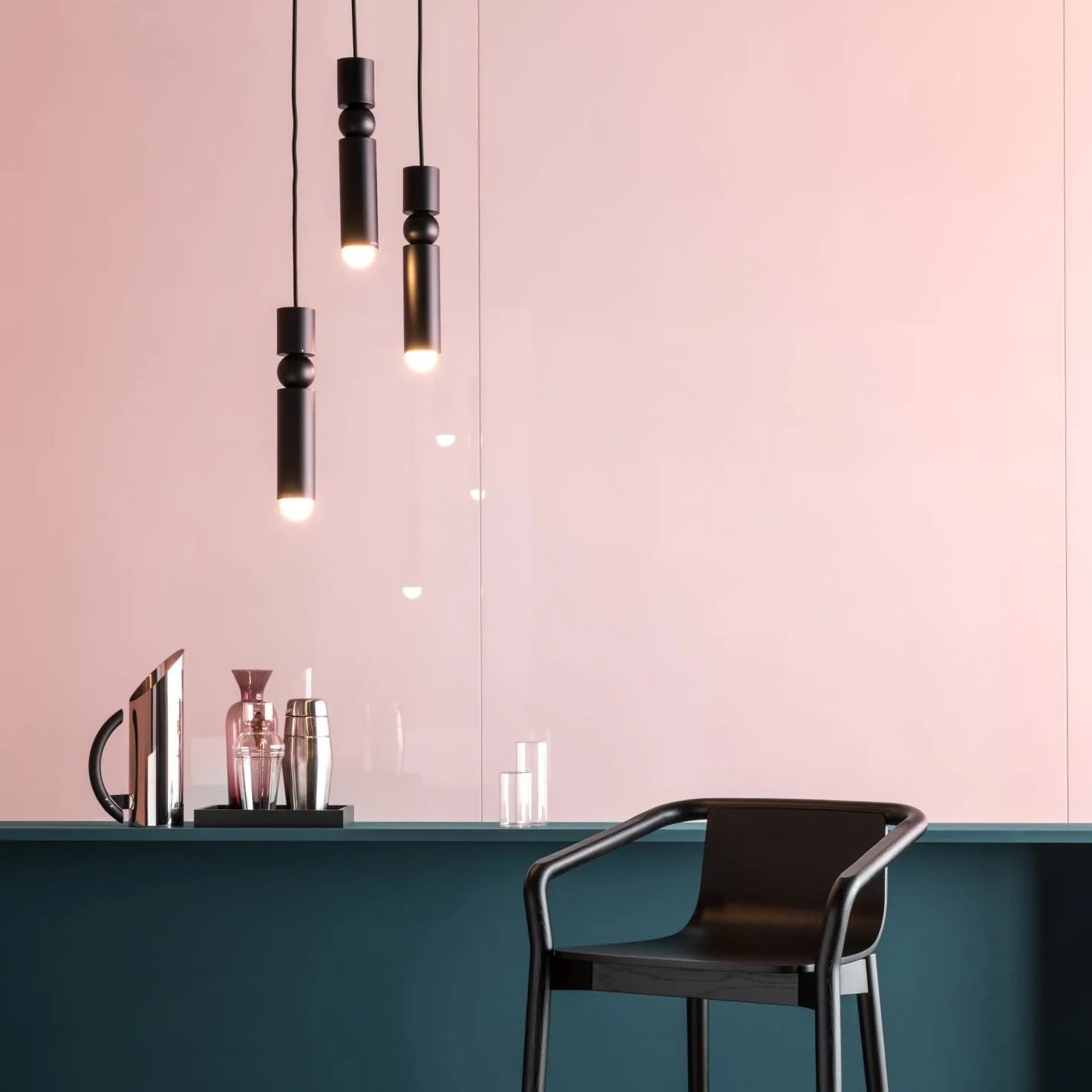 Hanglamp FULCRUM chroom