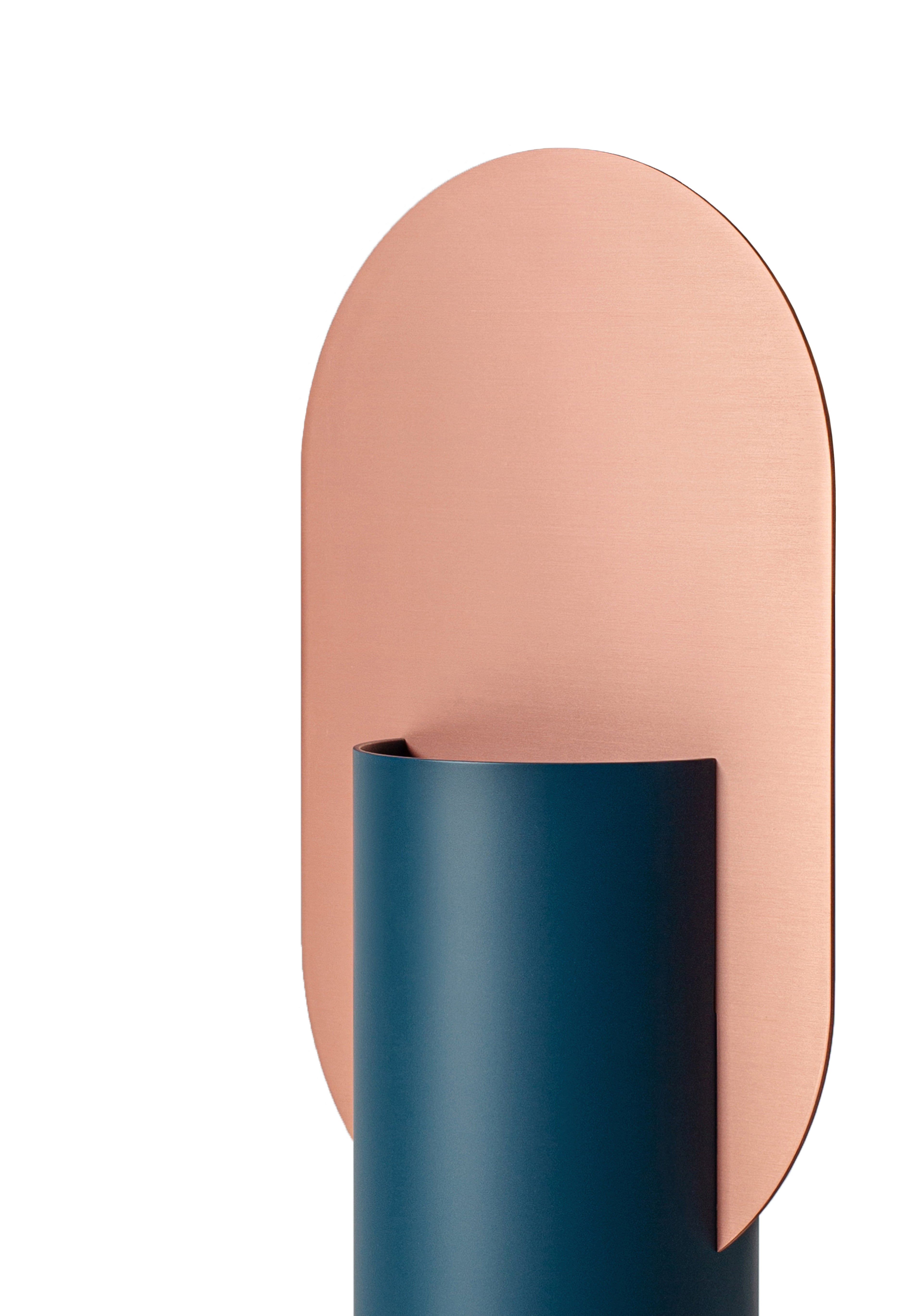 Vaas GENKE blauw met koper