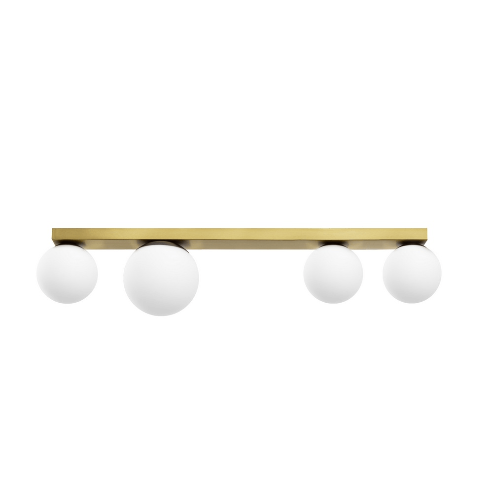 Four-point ceiling lamp GIGI brushed brass