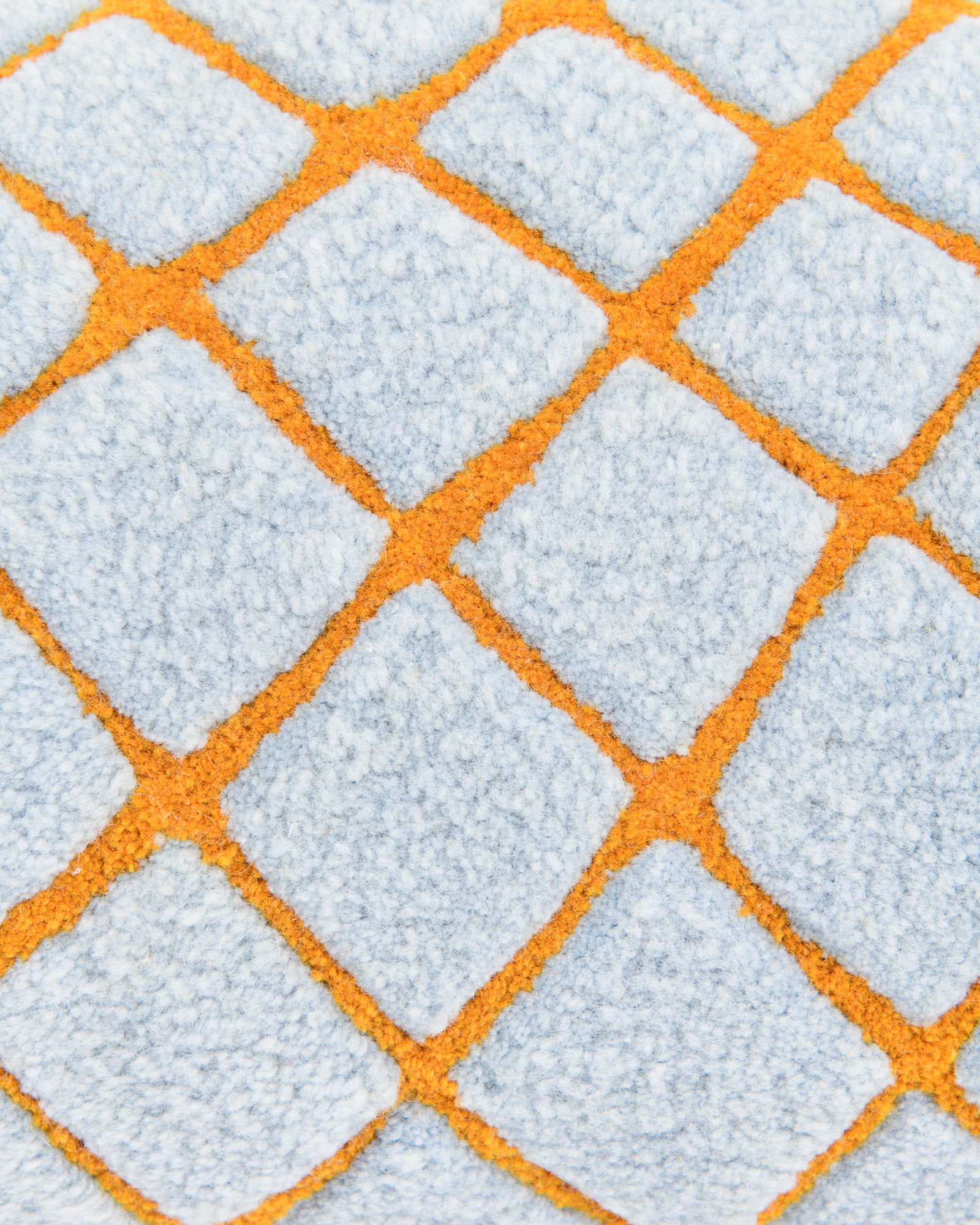 Decoratieve kussen GRID SLIM blauw