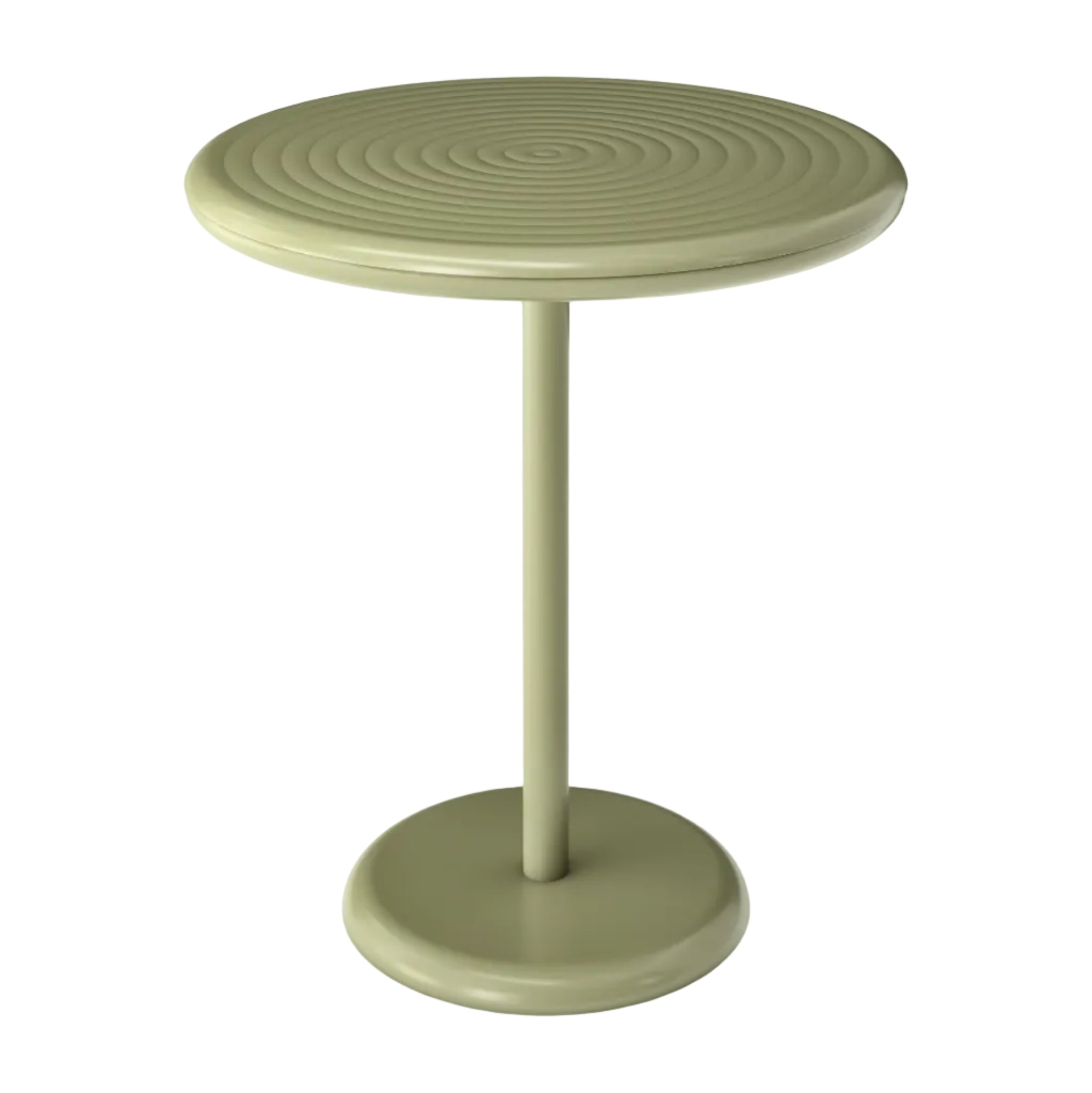 Groene ronde buitentafel GROOVE