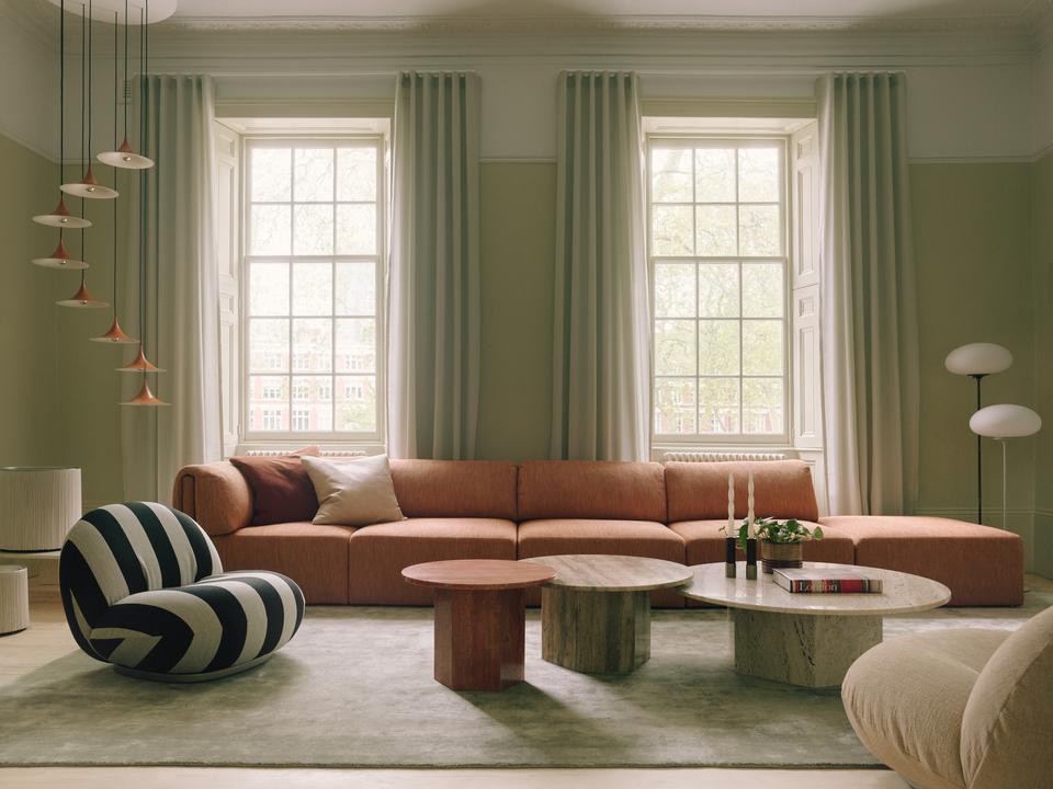 STEMLITE floor lamp black chrome