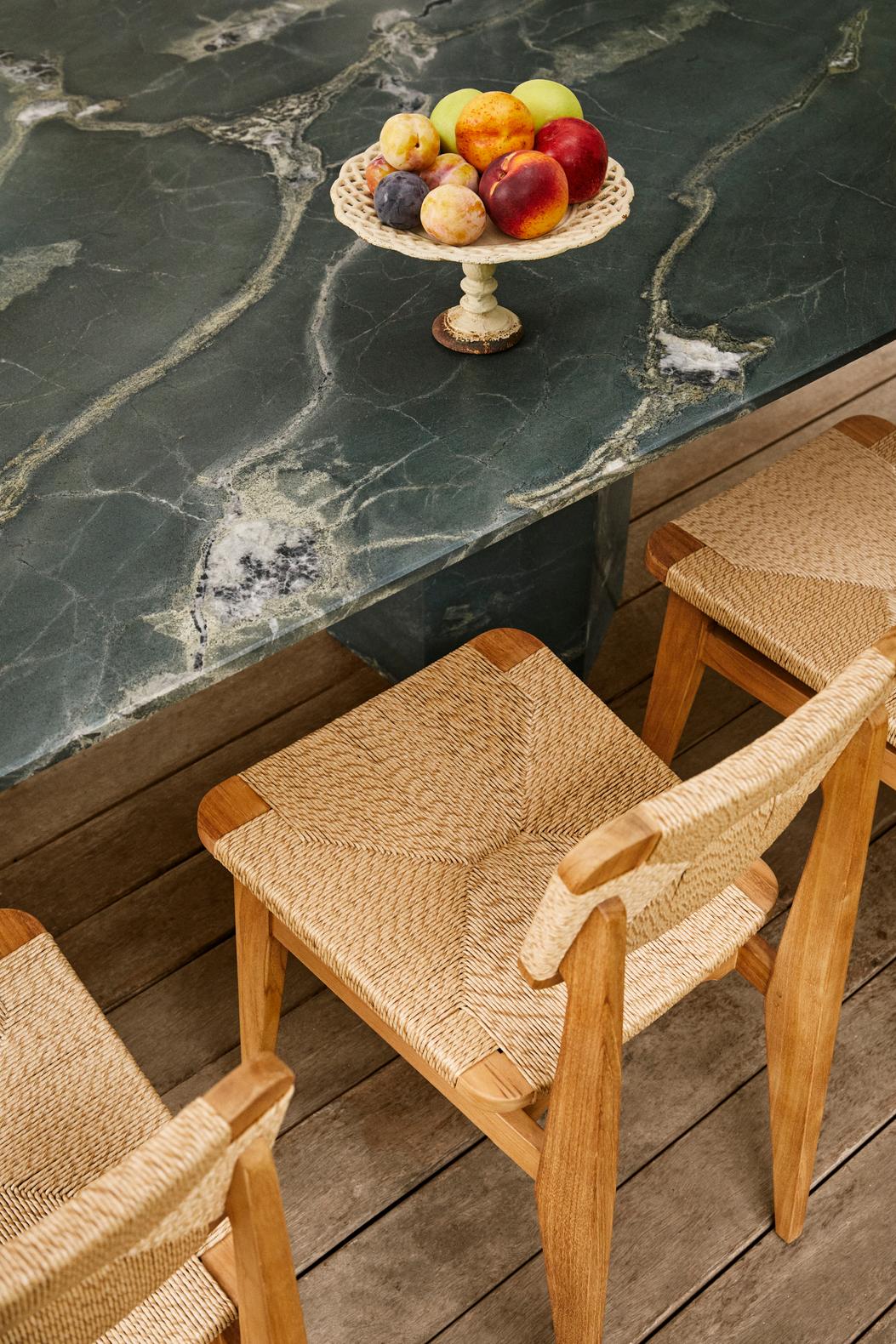 EPIC Green Quartz Garden Table