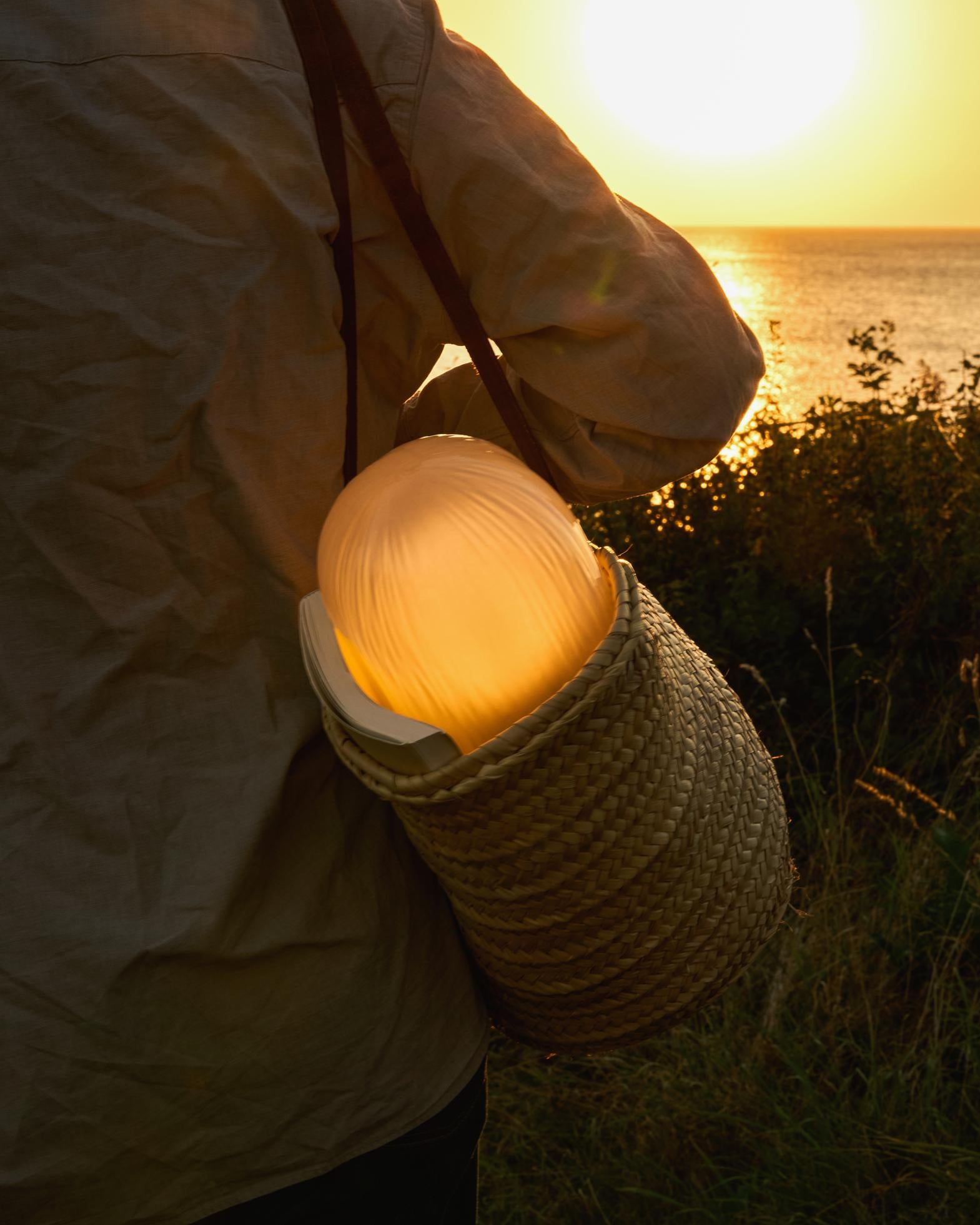 Draagbare lamp SEINE glas