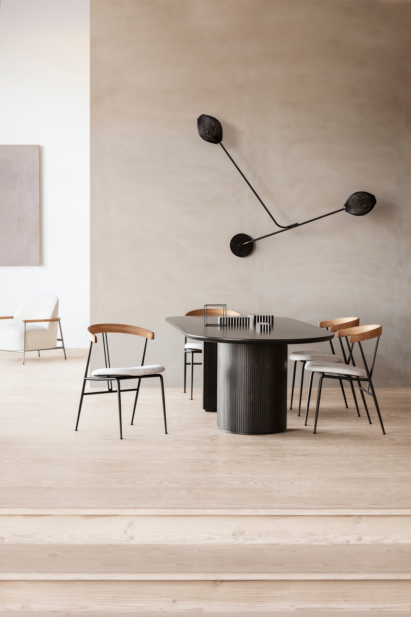 Tafel MOON eiken gewassen