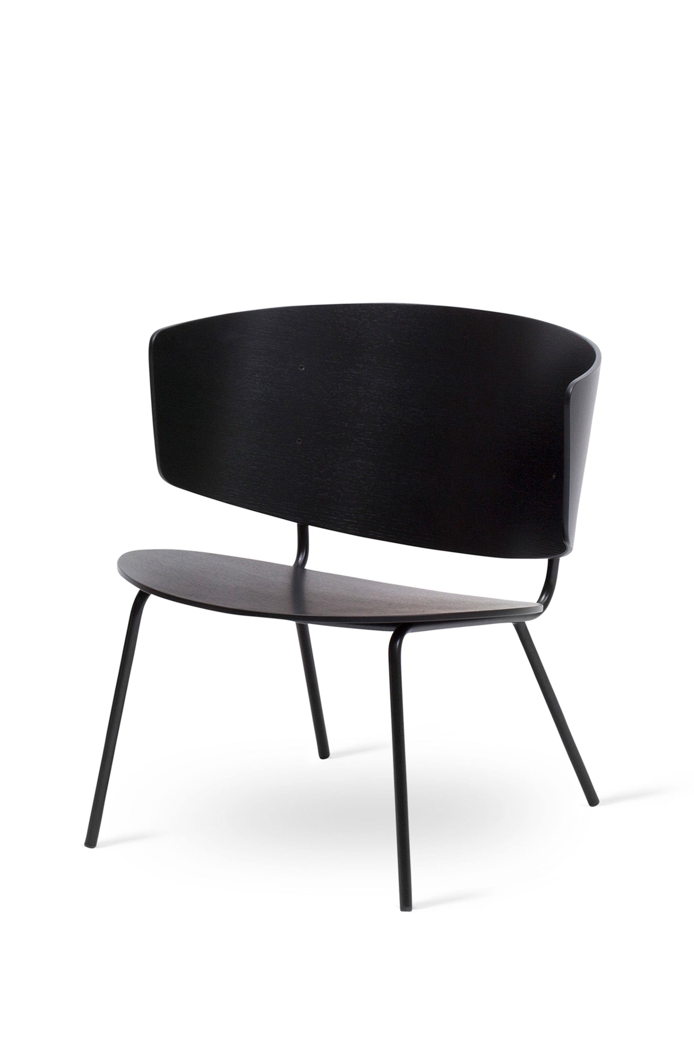 HERMAN LOUNGE Sessel schwarz