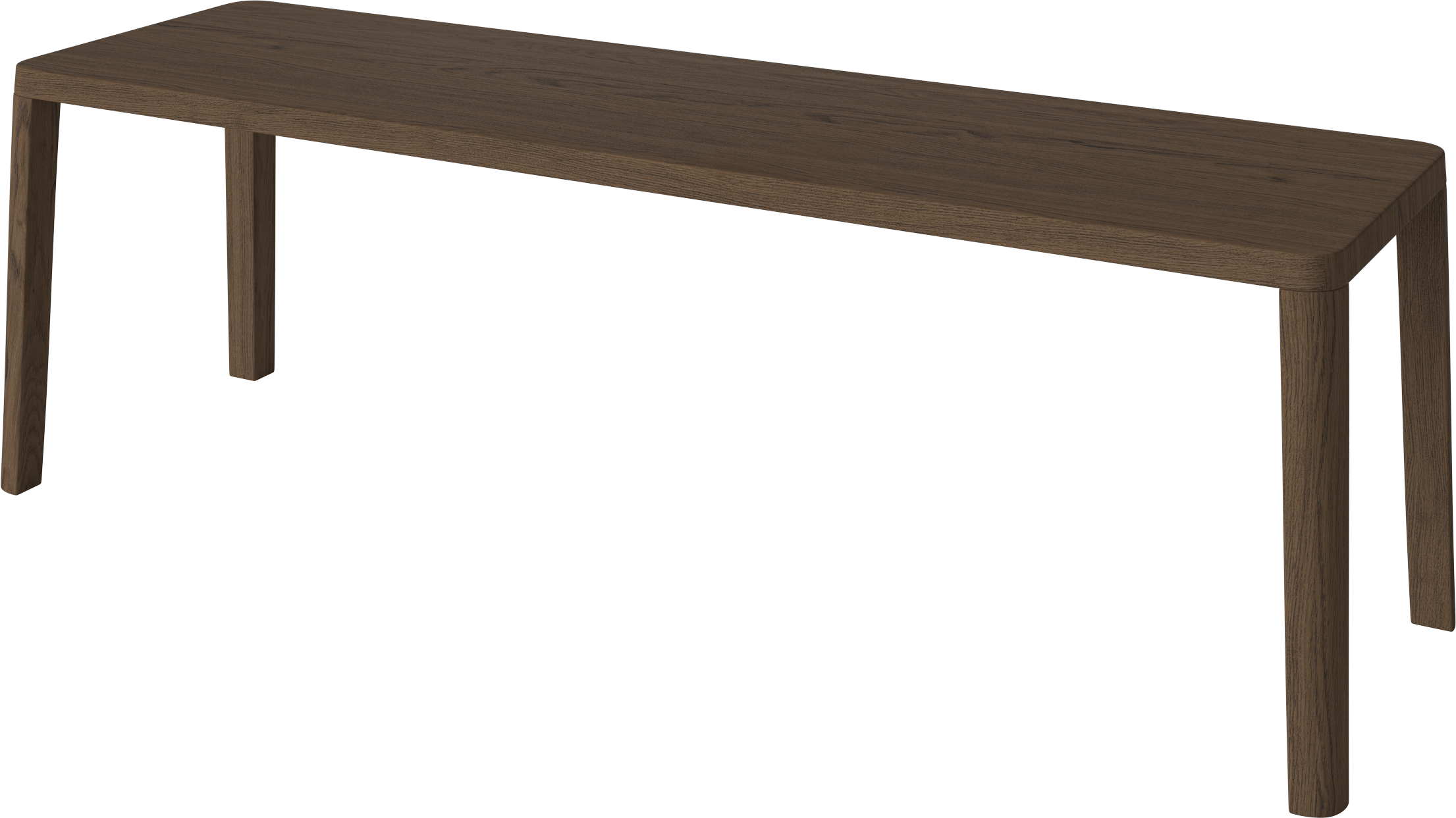 GRACEFUL bank van donker eikenhout