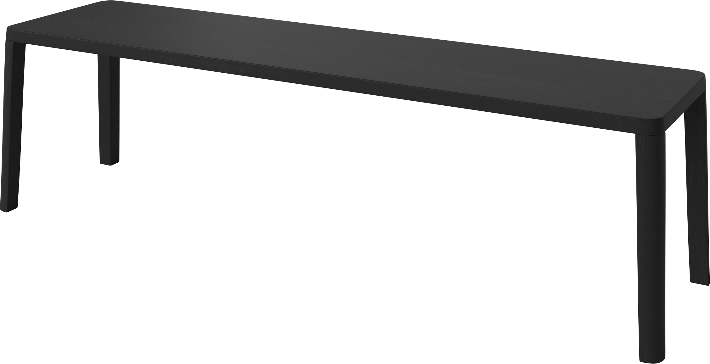 GRACEFUL bank van zwart eikenhout