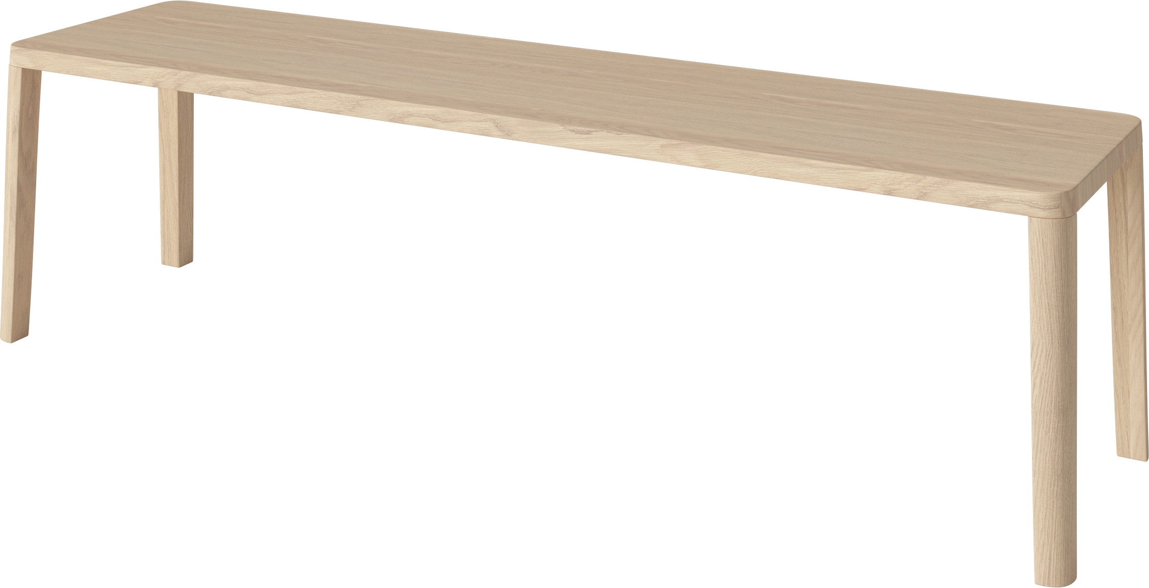 GRACEFUL bank van gebleekt eikenhout