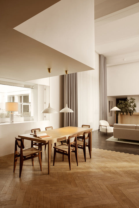 Uittrekbare tafel S-TABLE van eikenhout