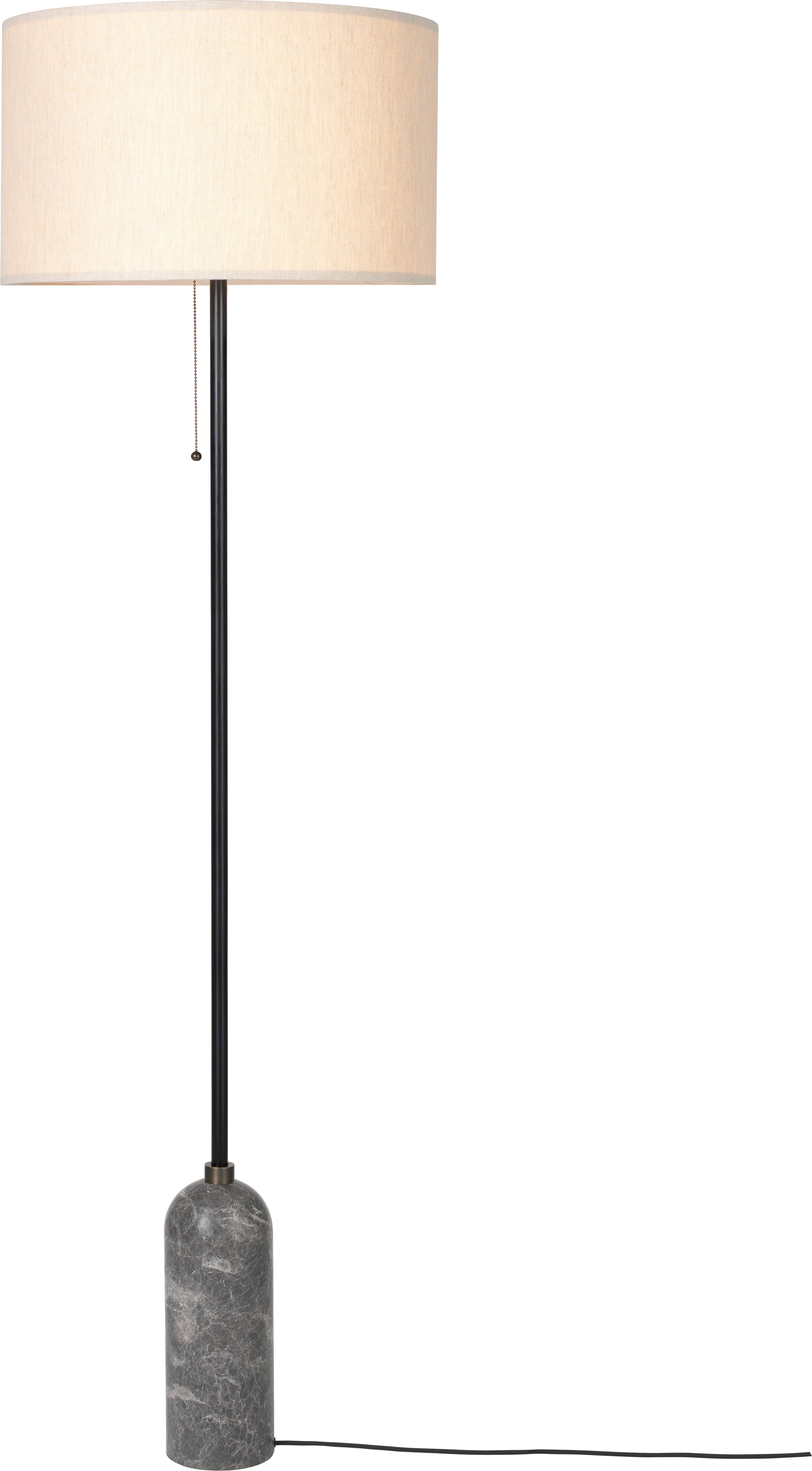 GRAVITY floor lamp gray marble