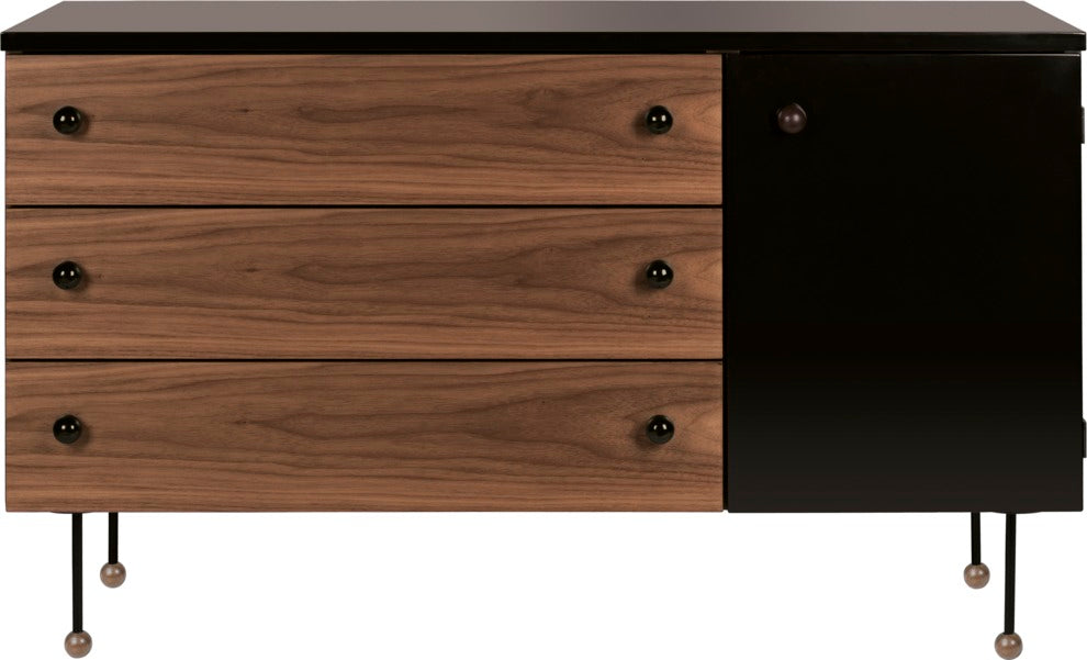 Chest of drawers 62 walnut veneer