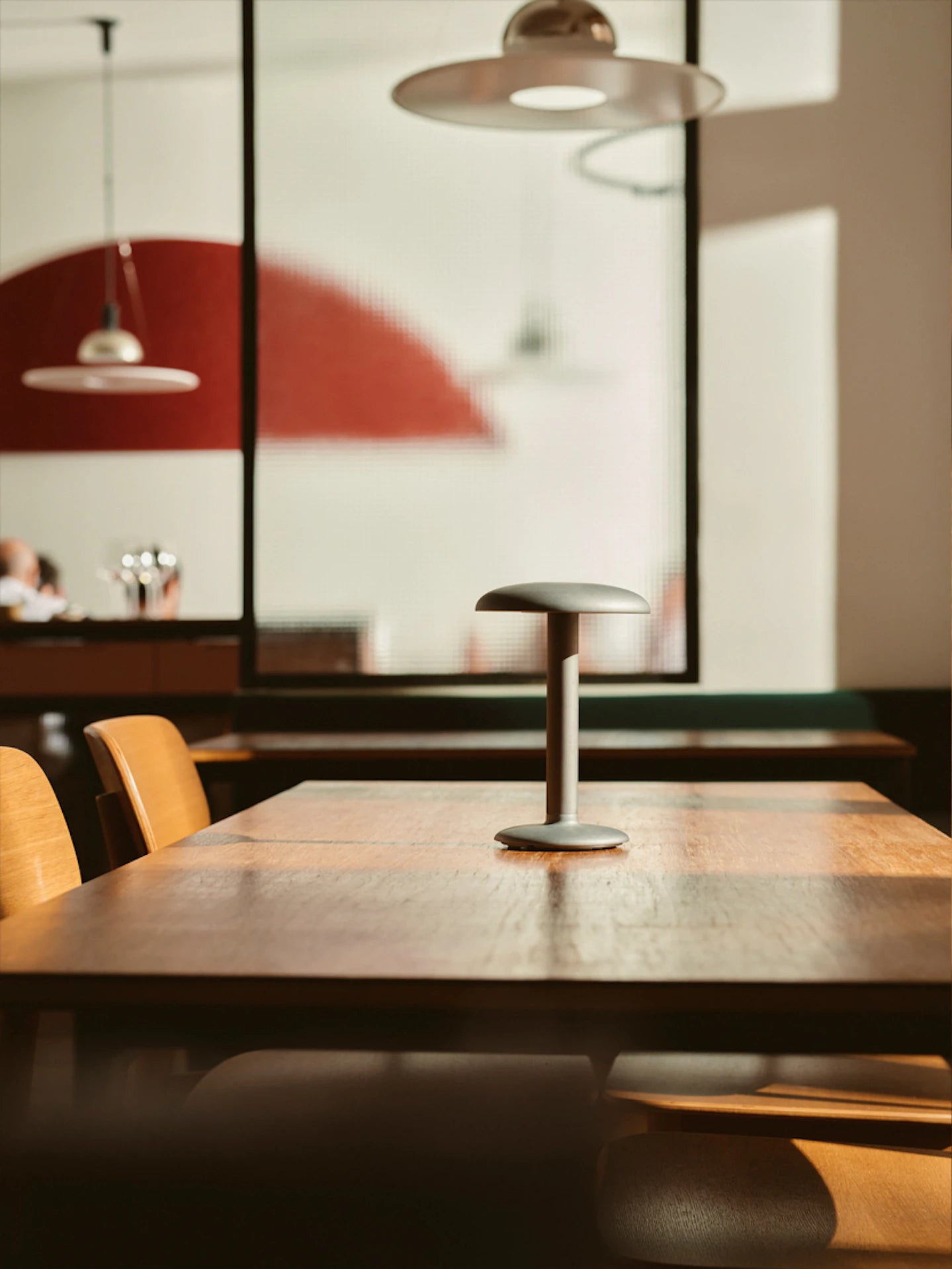 Draagbare lamp GUSTAVE HOSPITALITY lichtgrijs