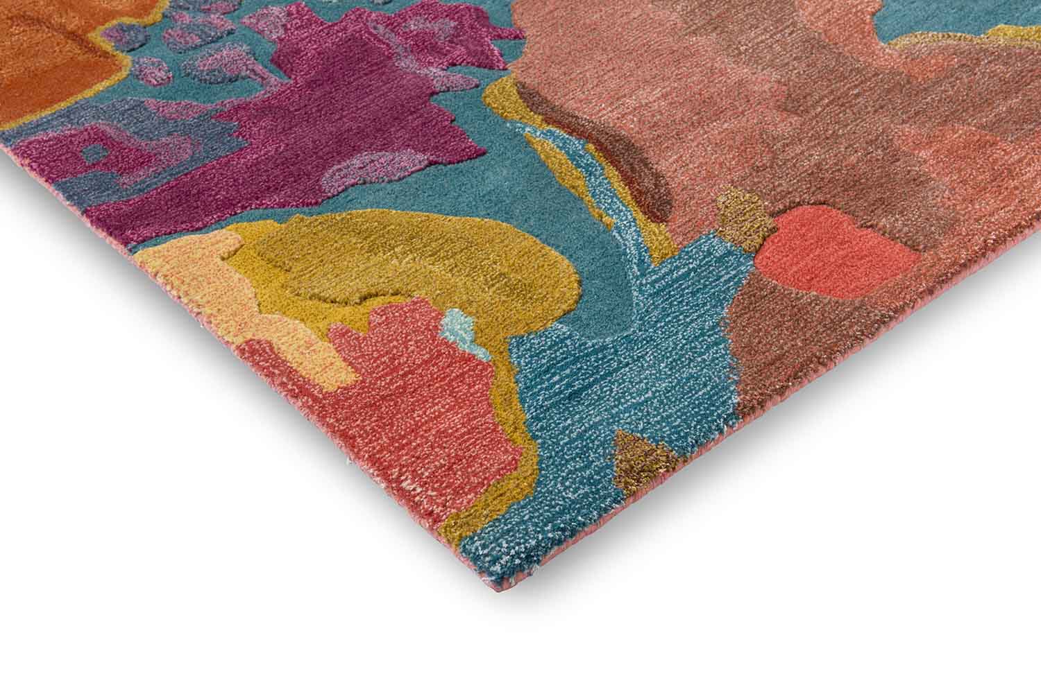 Vloerkleed FORESTA ROSEWOOD HUCKLEBERRY bruin-bordeaux