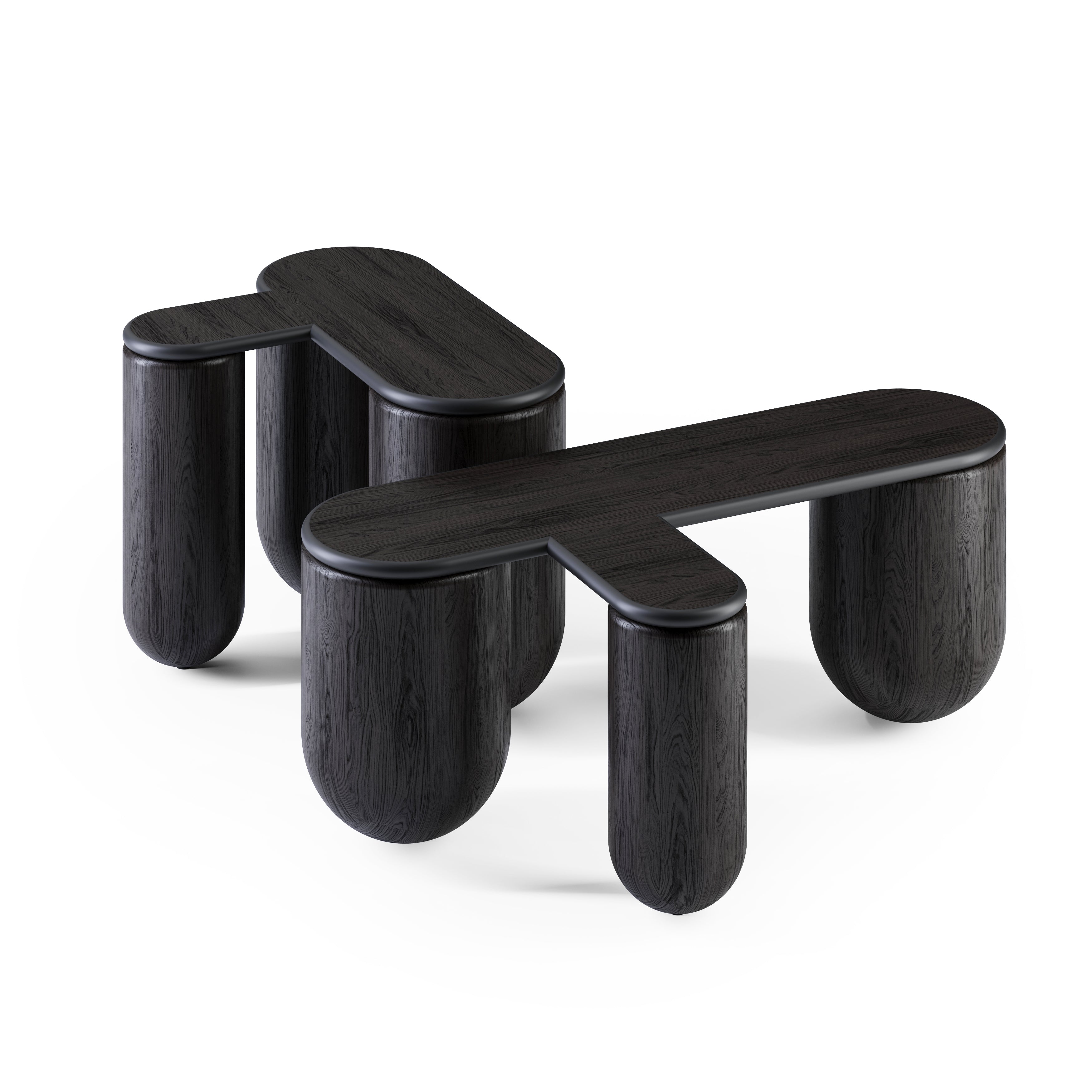 Kaffeetisch HELLO 3 aus Eschenholz