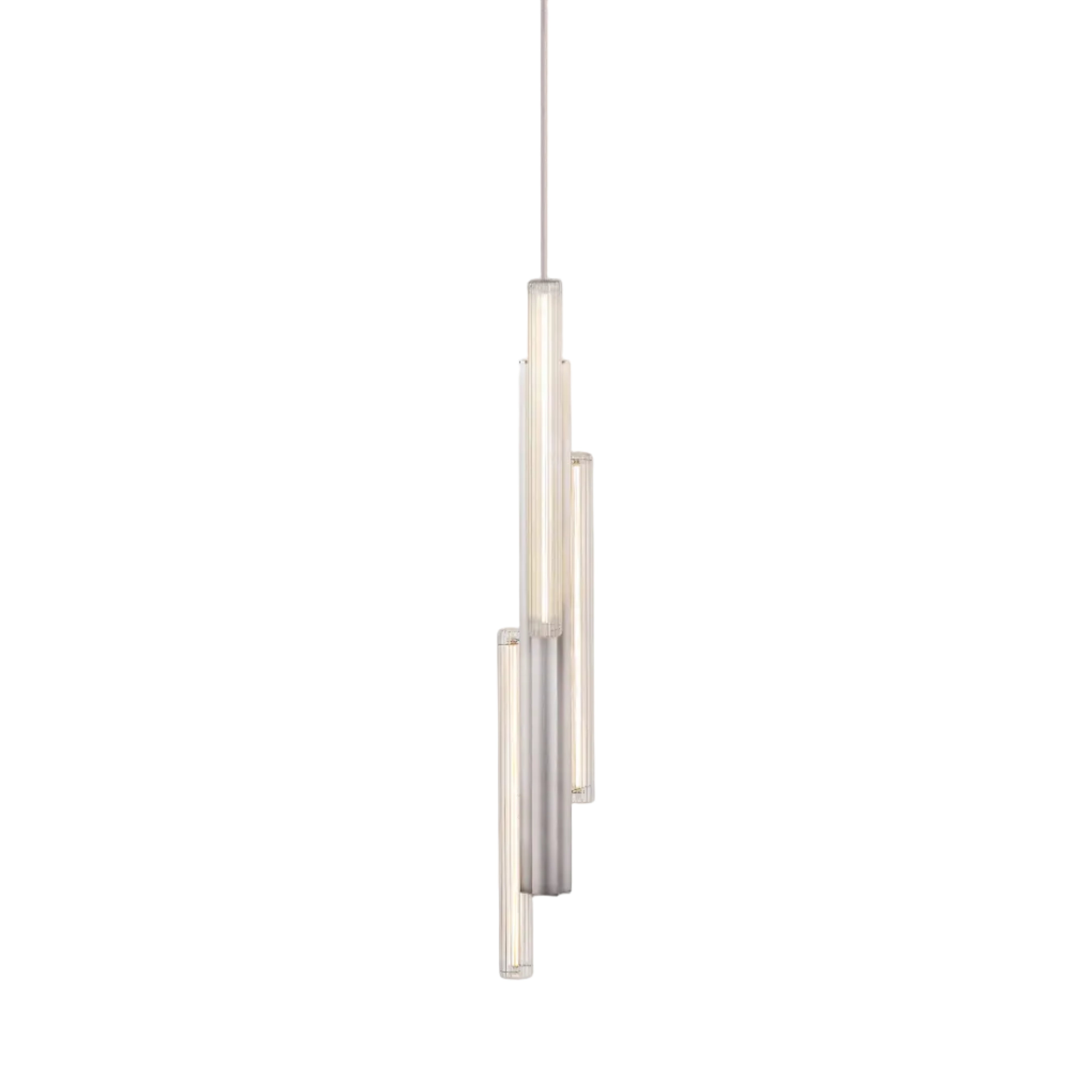 Hanglamp HAIL geborsteld zilver