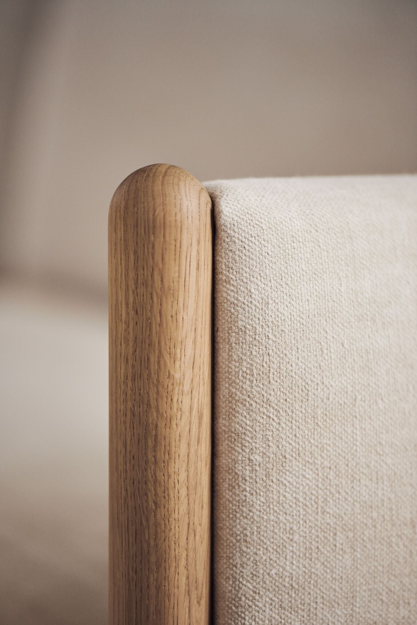 Sofa 3-zits HAYDEN gebleekte basis