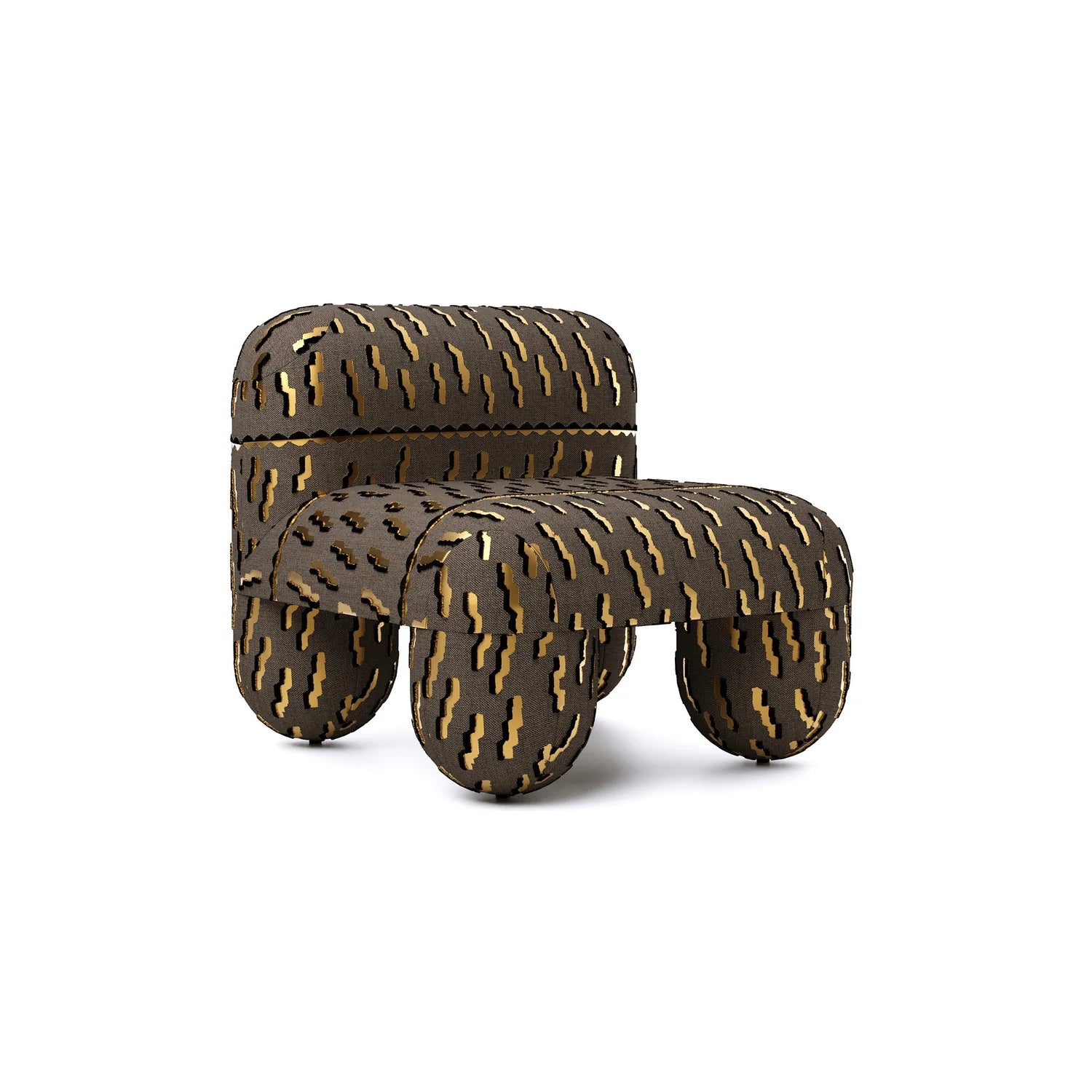 Fauteuil HELLO LOW gestoffeerd