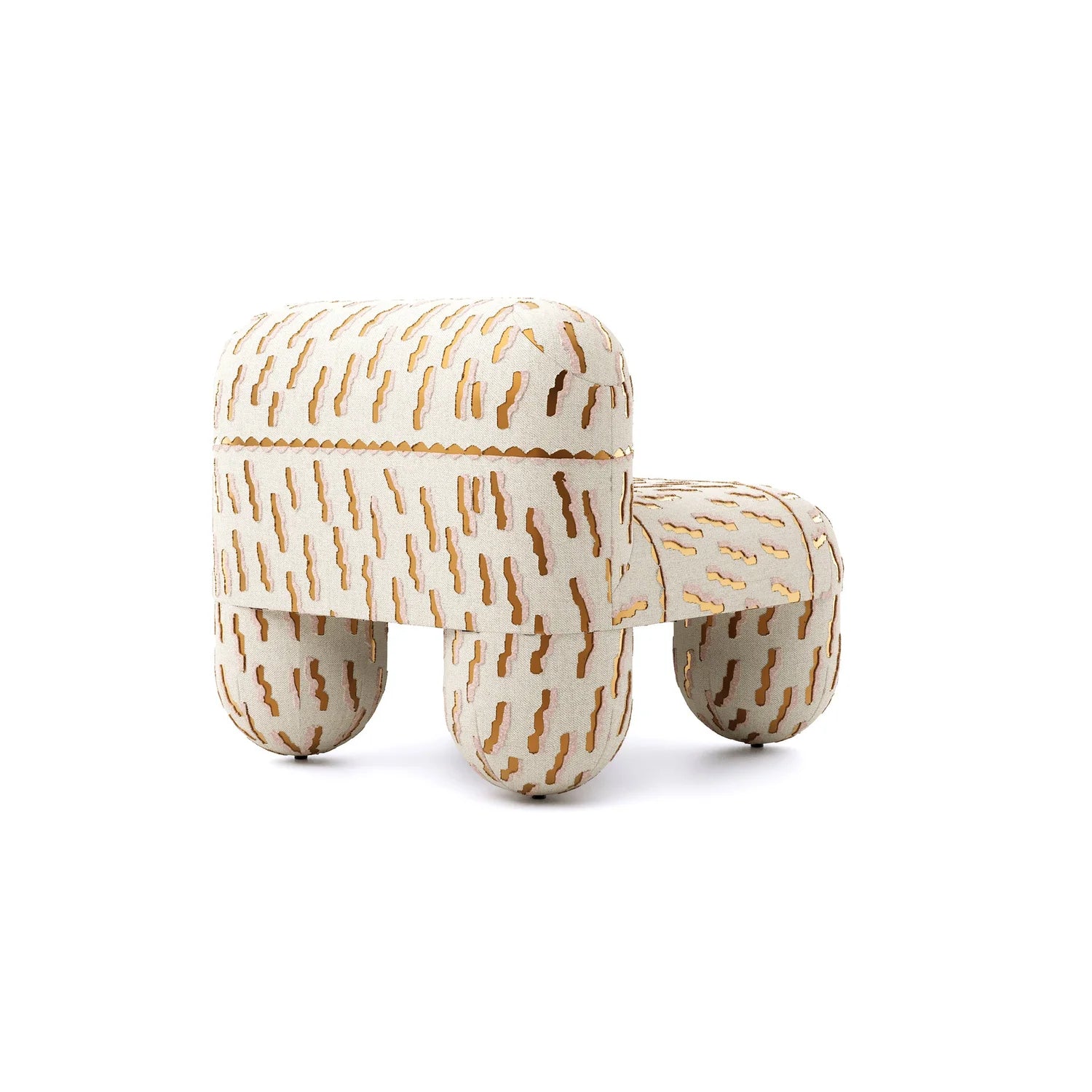 Fauteuil HELLO LOW gestoffeerd