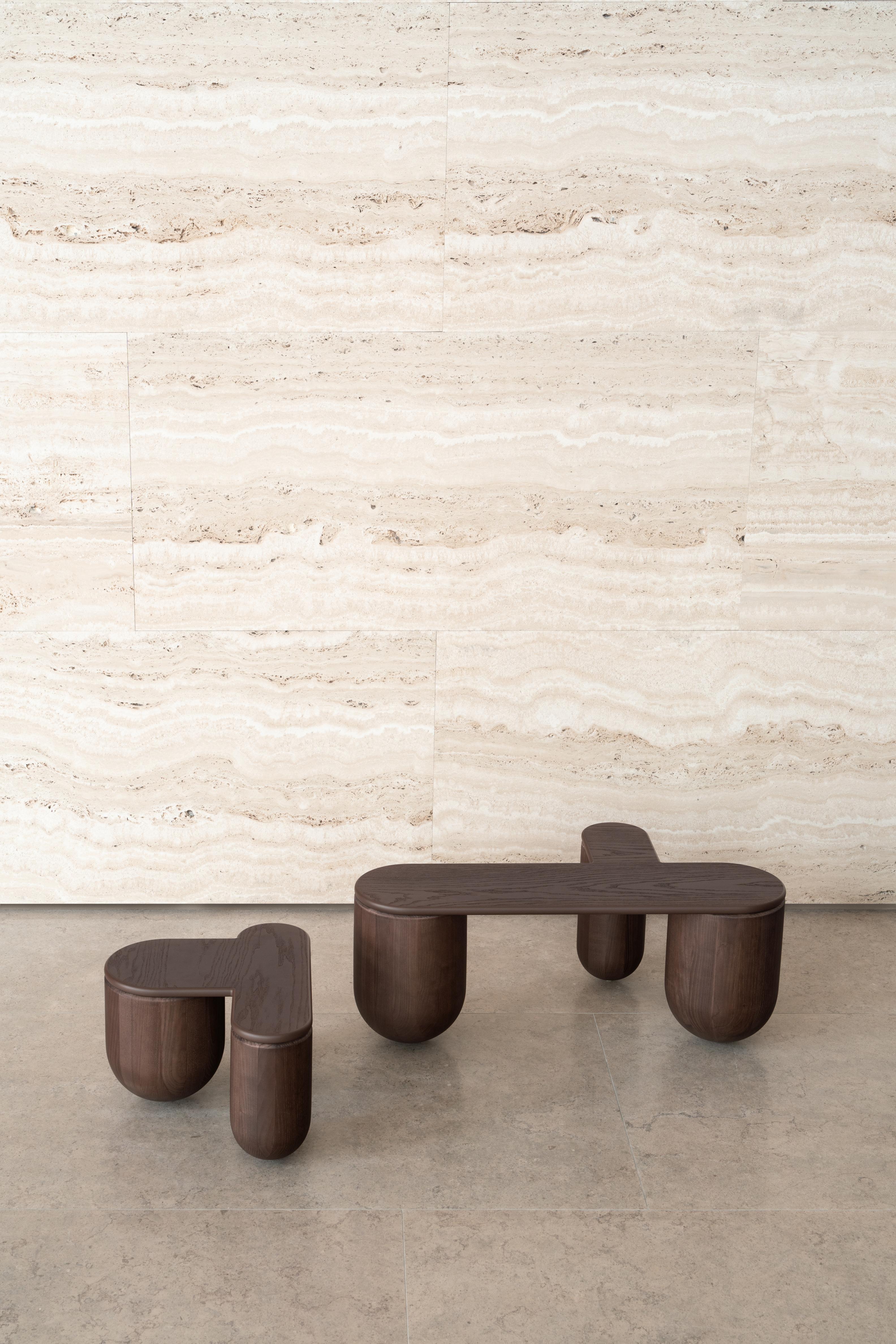 Kaffeetisch HELLO 3 aus Eschenholz