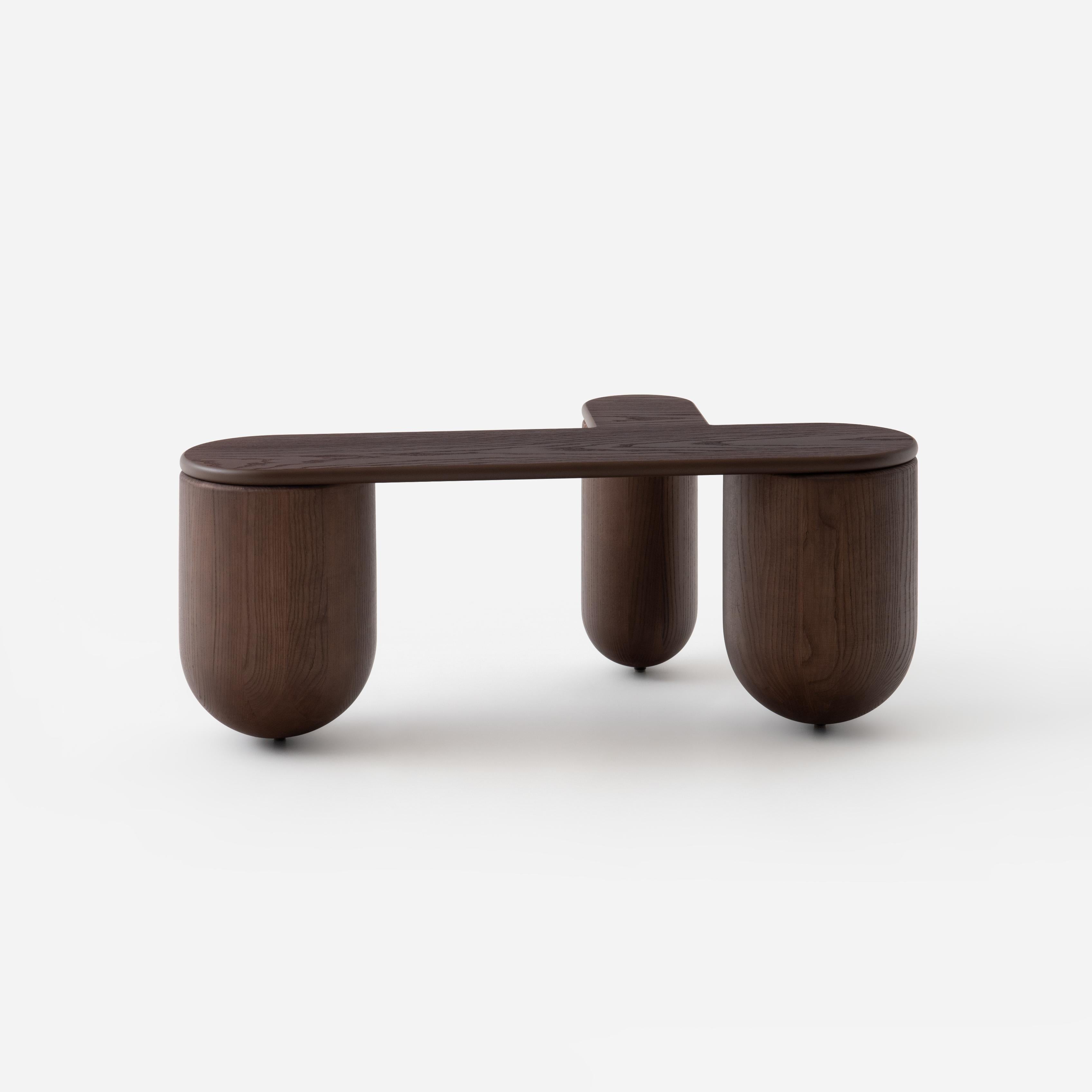 Kaffeetisch HELLO 3 aus Eschenholz