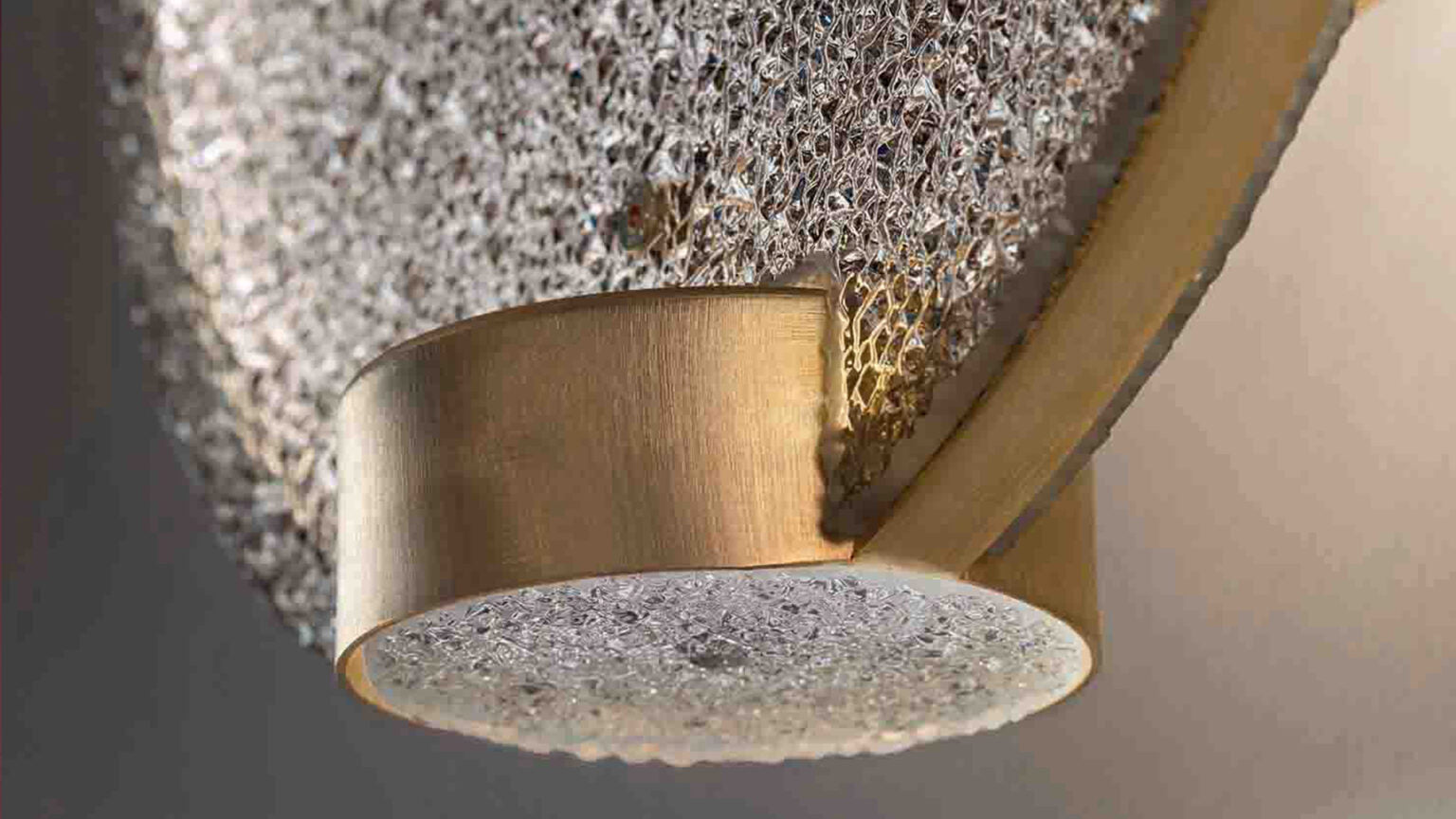 Pendant lamp HORO S5 brushed brass