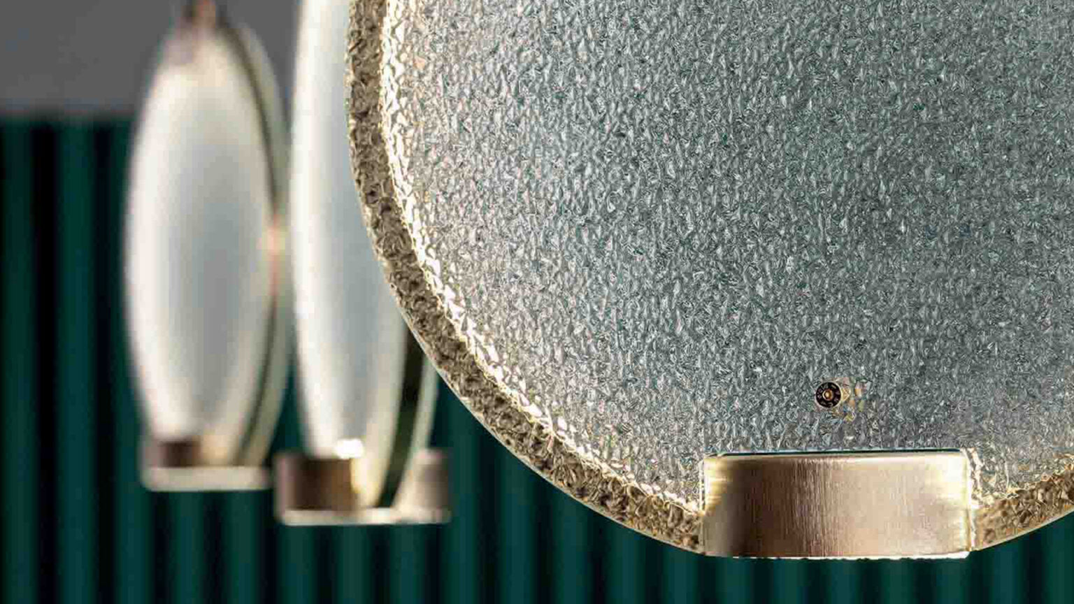 Hanglamp HORO S1 geborsteld messing