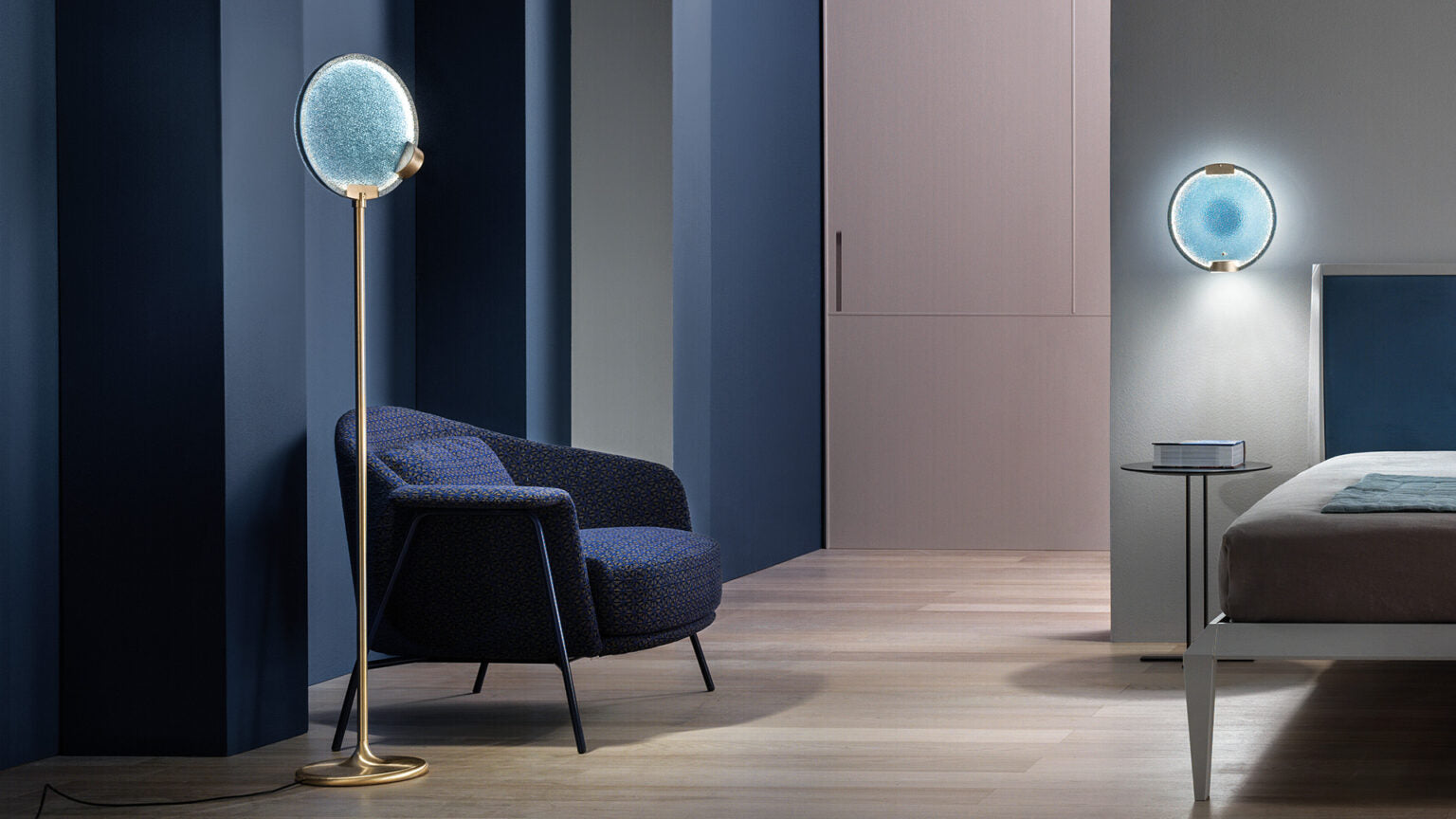 HORO STL floor lamp brushed brass