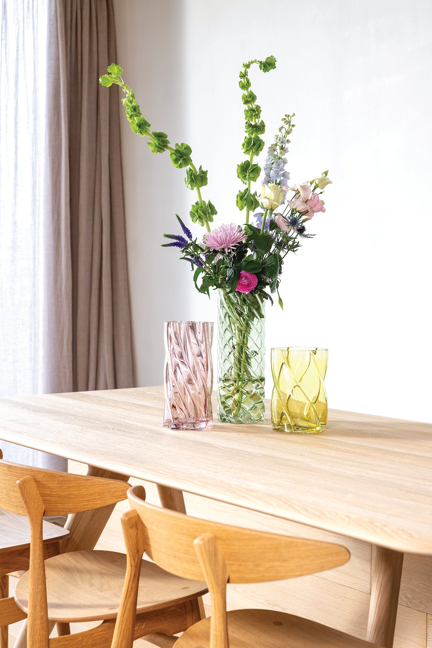 Vaas MARSHMALLOW gele glas