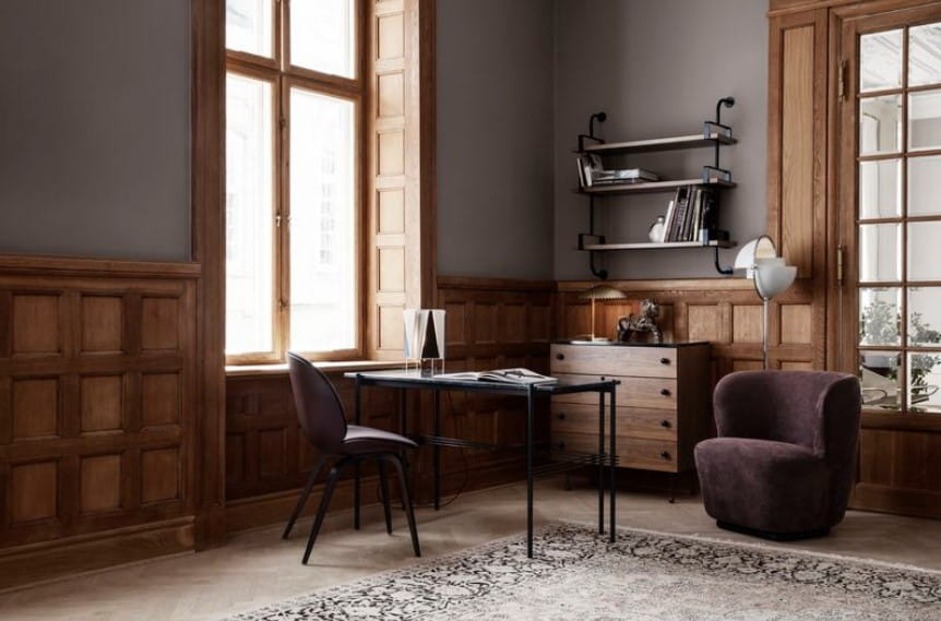 DÉMON plank zwart essenhout