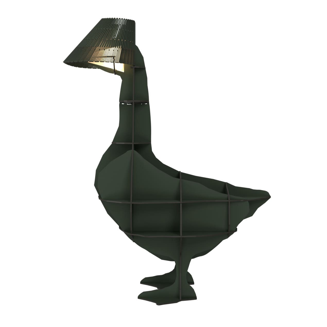 Lamp JUNON donkergroen